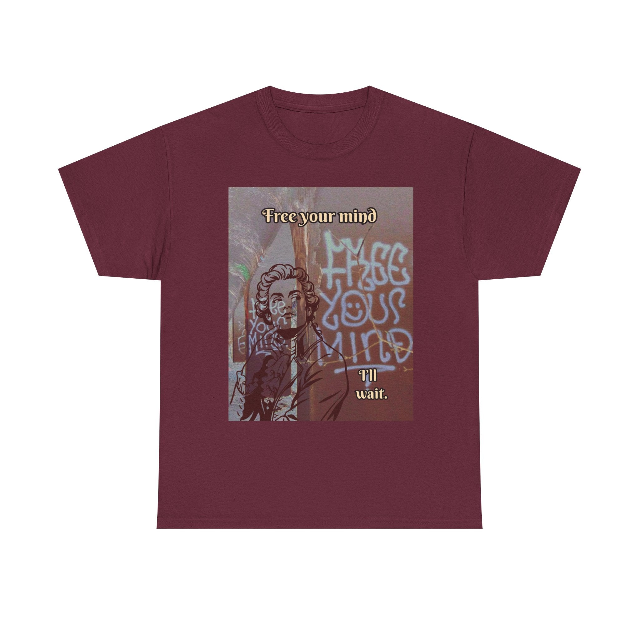 Free Your Mind. I'll Wait 2. — Vintage Graphic Tee