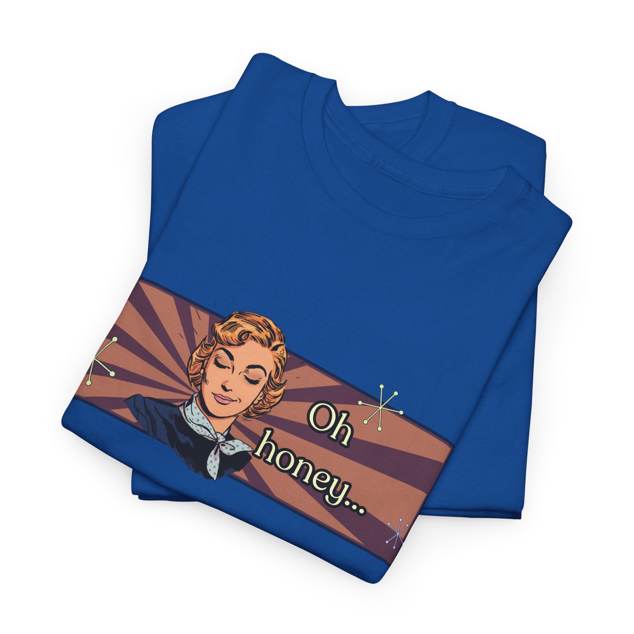 Oh Honey Retro Tee -  Vintage Style Graphic Tee