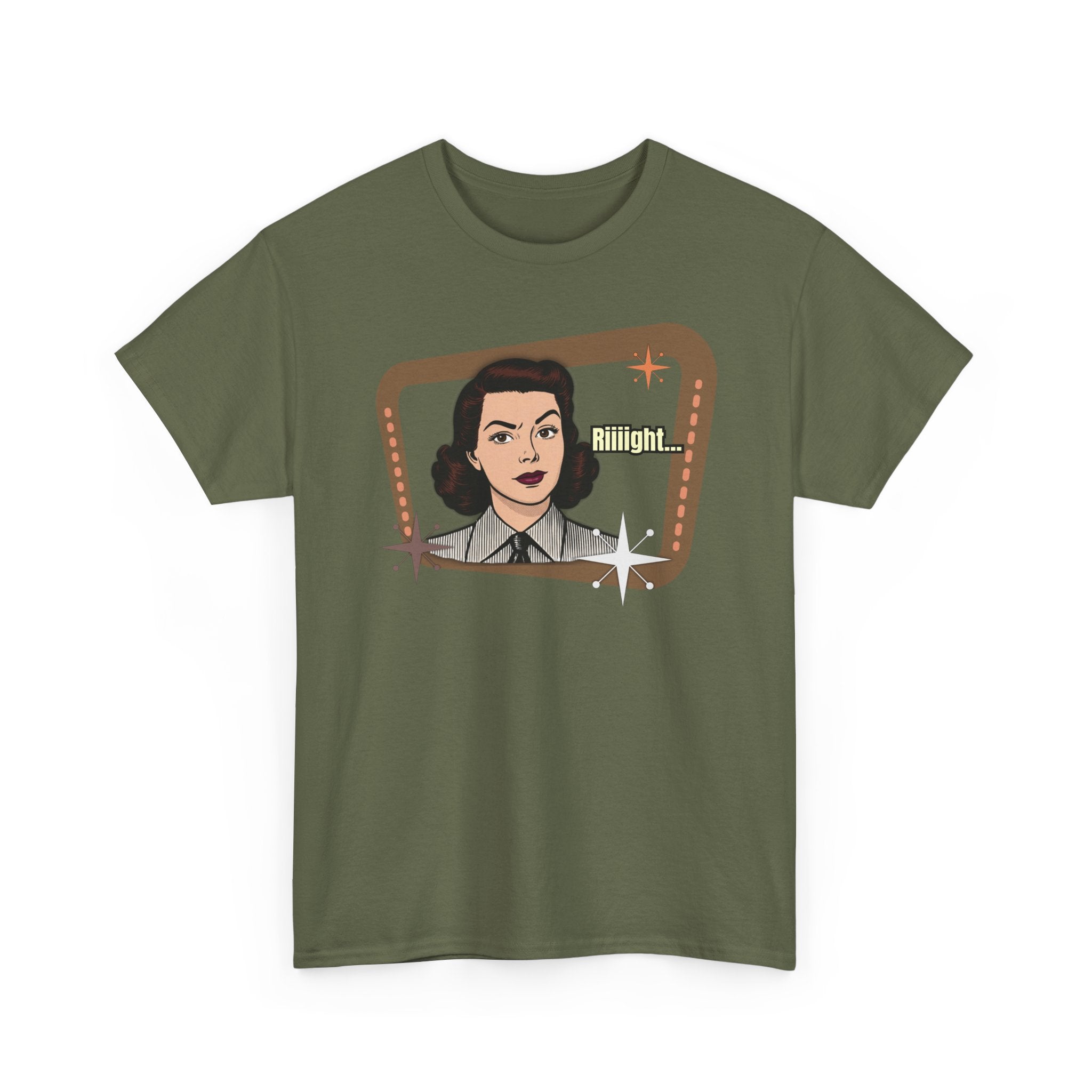 Riiiight... Retro Tee  – Vintage Style Graphic Tee