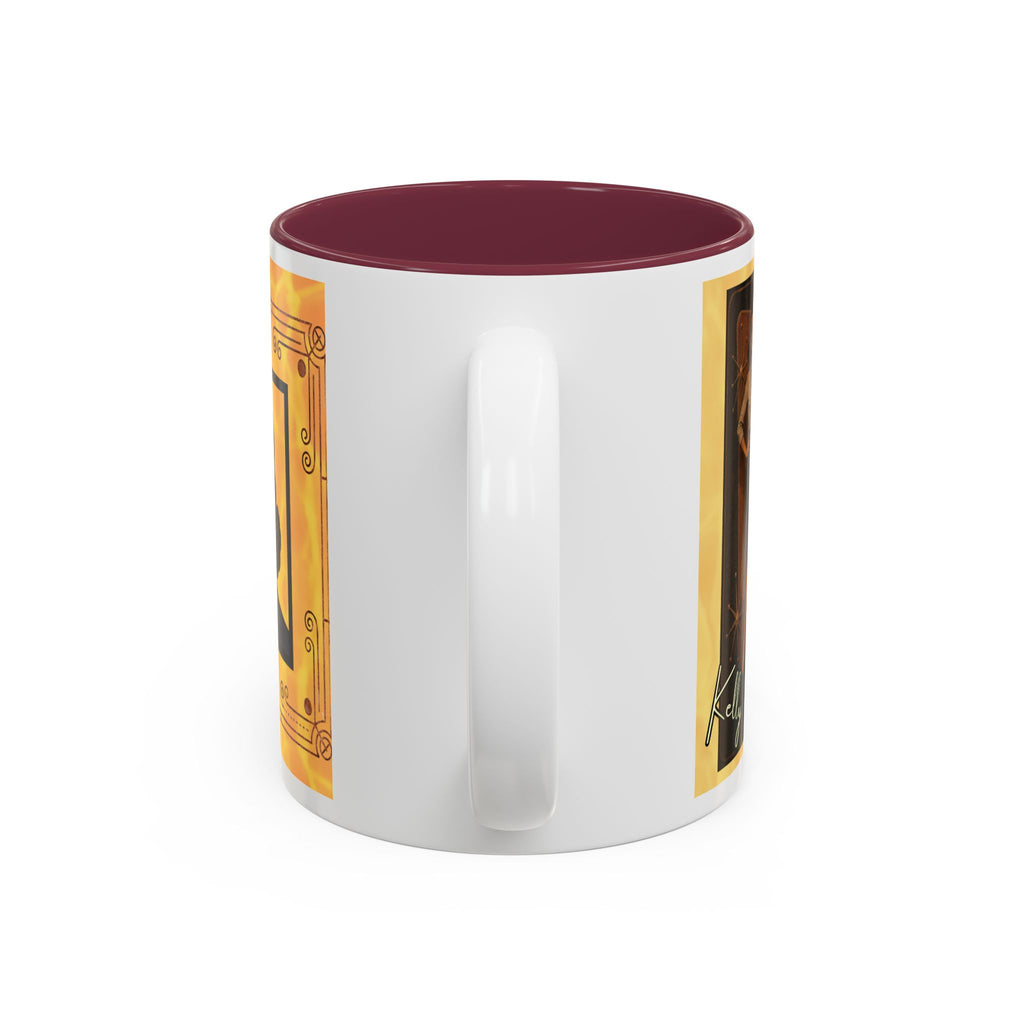 Kelly Accent Mug – Two-Tone Coffee Cup (11oz)