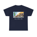 Dog Walker Life T-Shirt | Cartoon Pack of Dogs Design