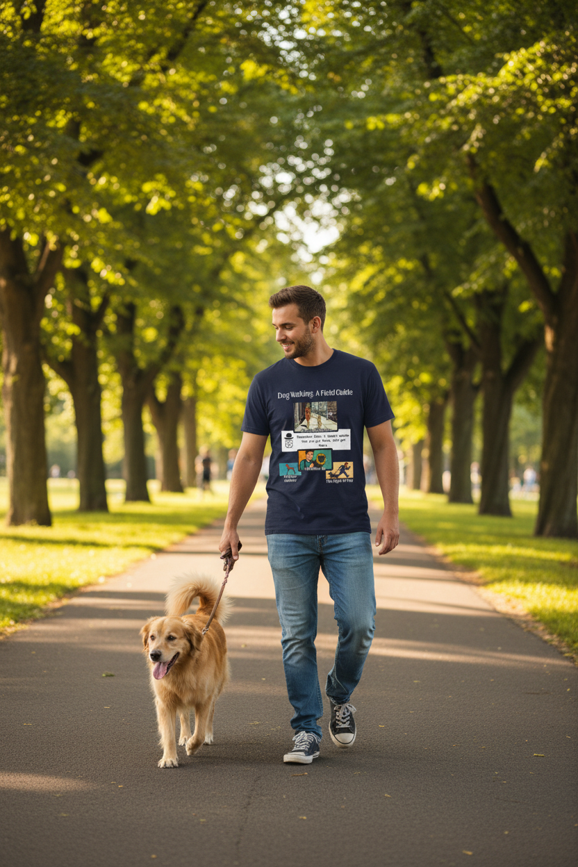 Dog Walking: A Field Guide — Graphic Tee