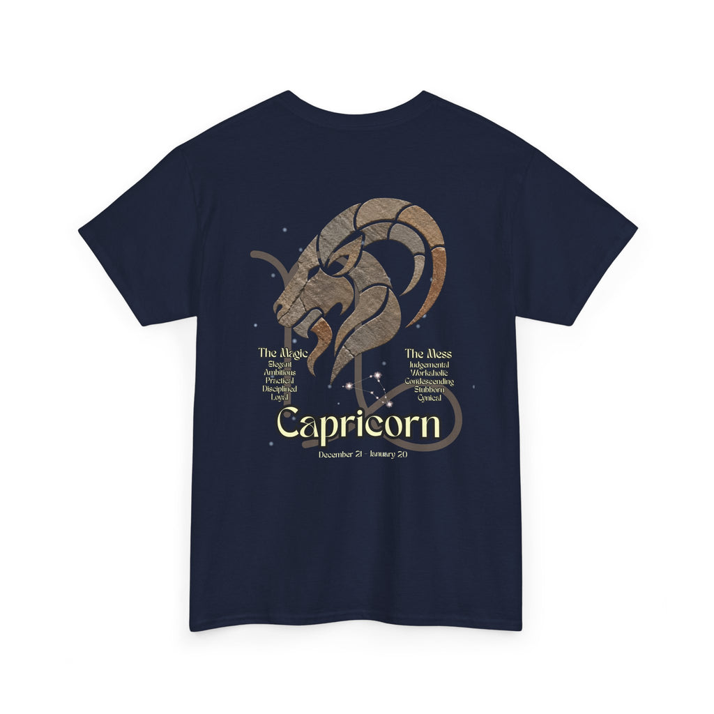 The Zodiac Society Astrology T-Shirt — Capricorn Graphic Tee