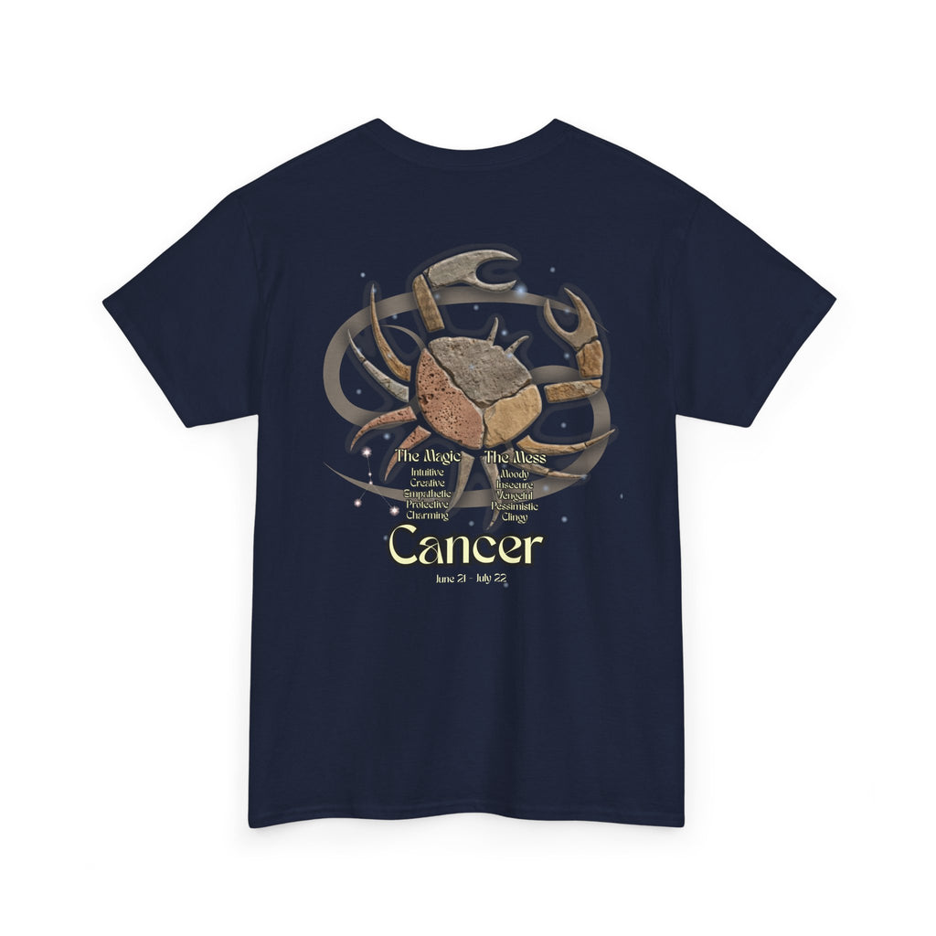 The Zodiac Society Astrology T‑Shirt – Cancer Graphic Tee