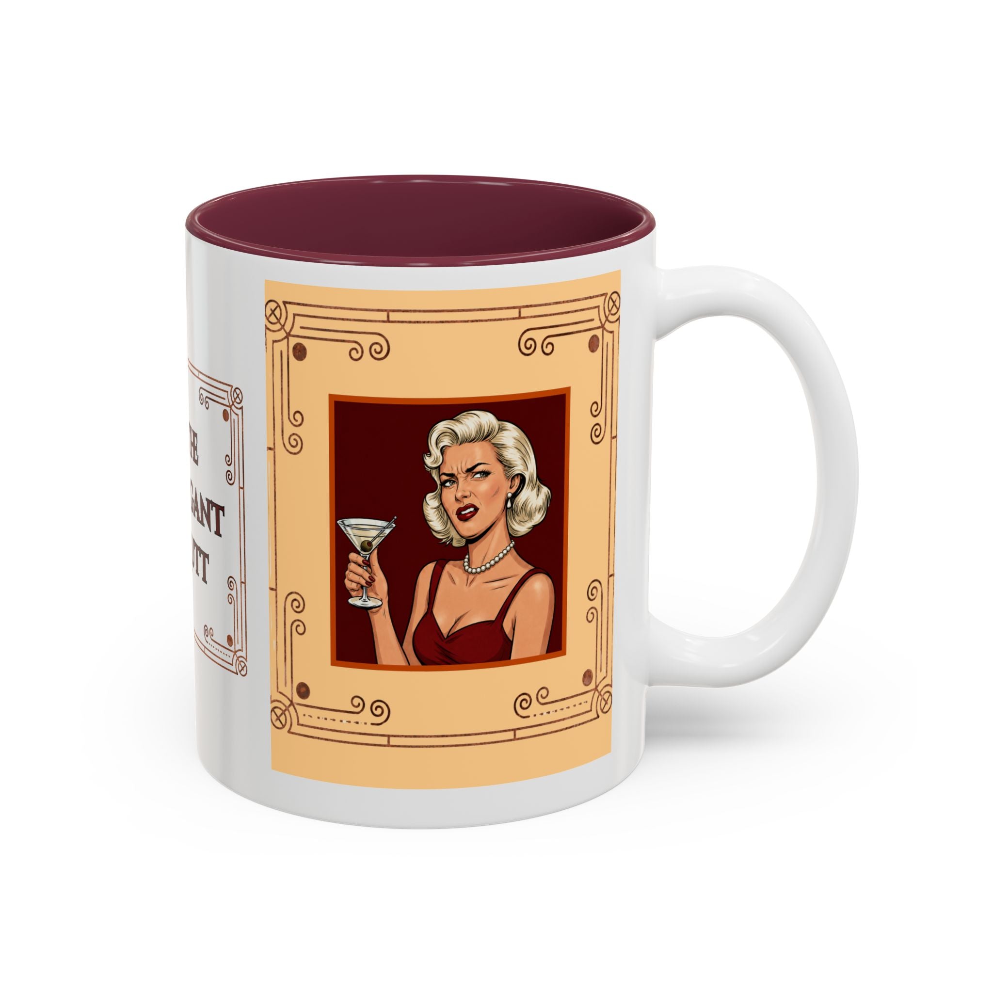 Lexi Accent Coffee Mug — Two-Tone Coffee Cup (11oz)
