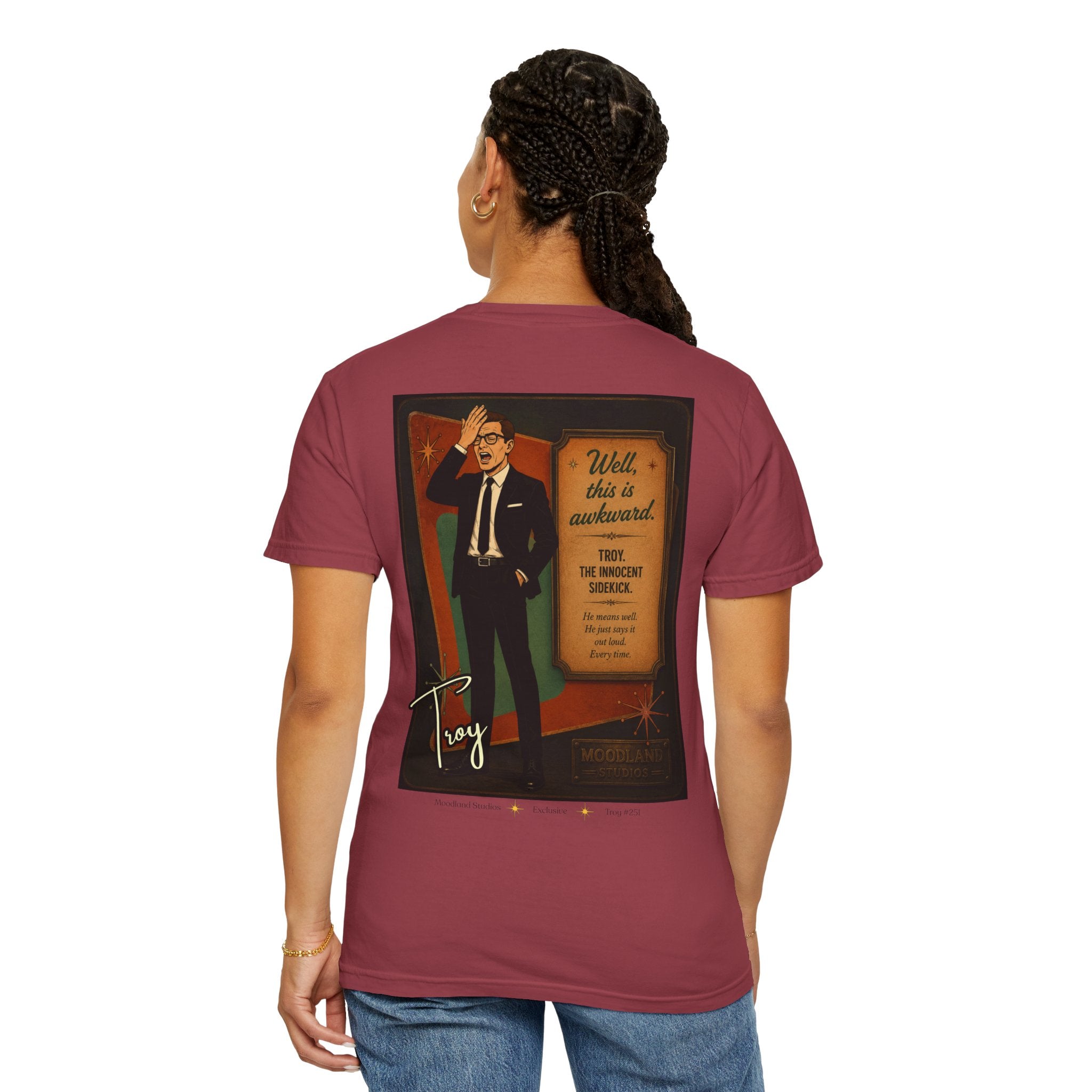 Moodland Studios Troy Retro T-Shirt — Vintage Studio Poster Tee