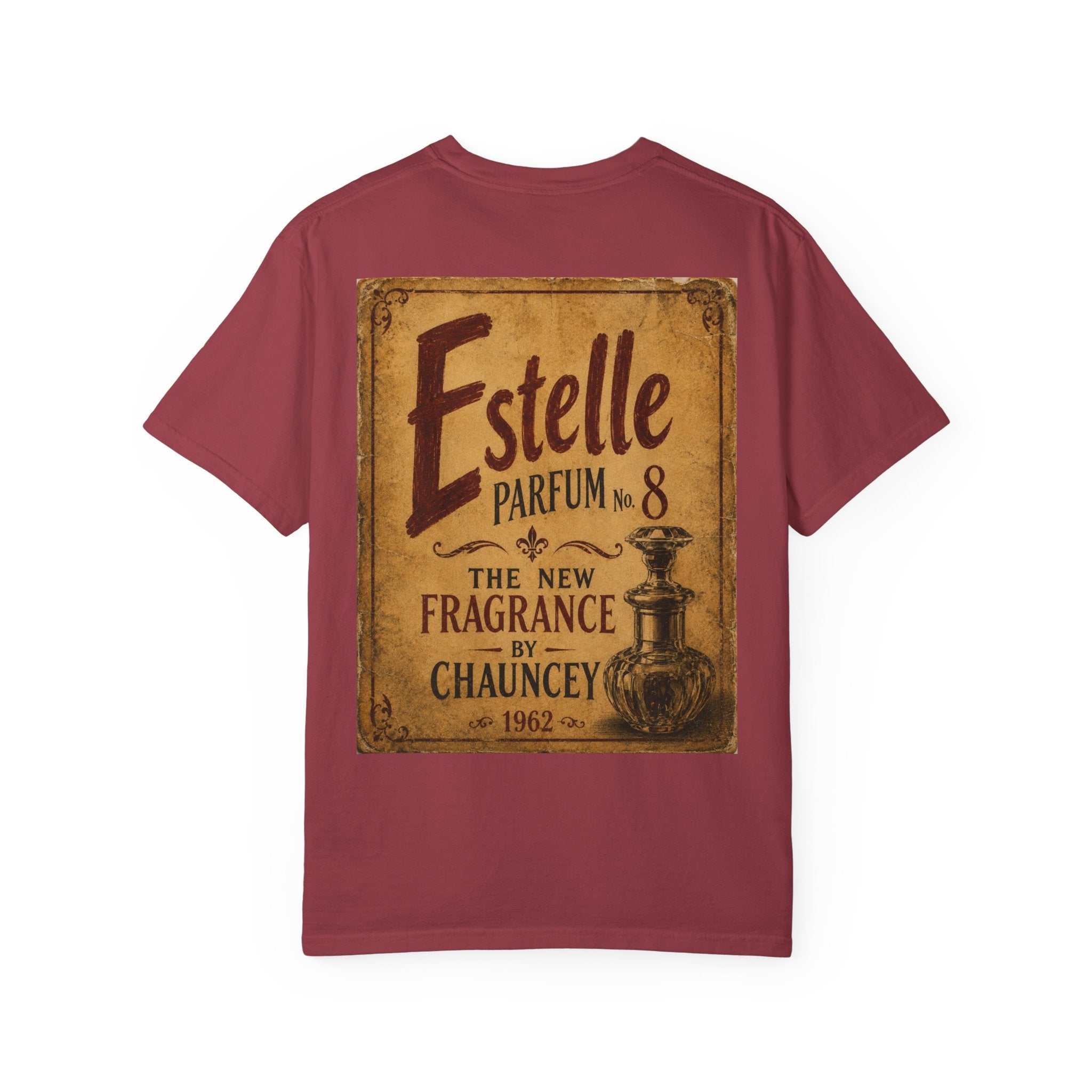 Moodland Studios Retro T-Shirt - Vintage 'Estelle Parfum No. 8' Graphic Tee