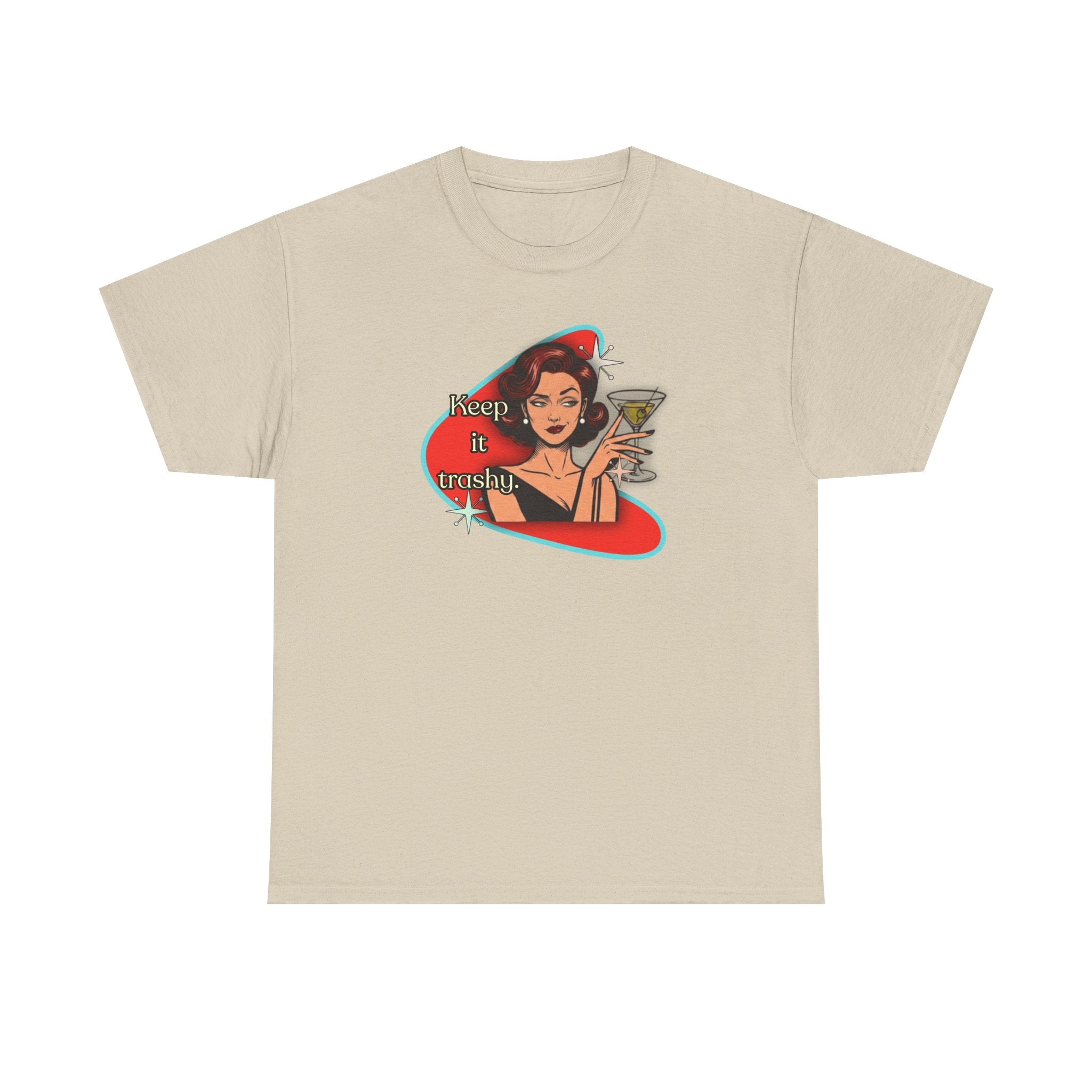 Keep it Trashy Retro Tee – Vintage Style Graphic Tee