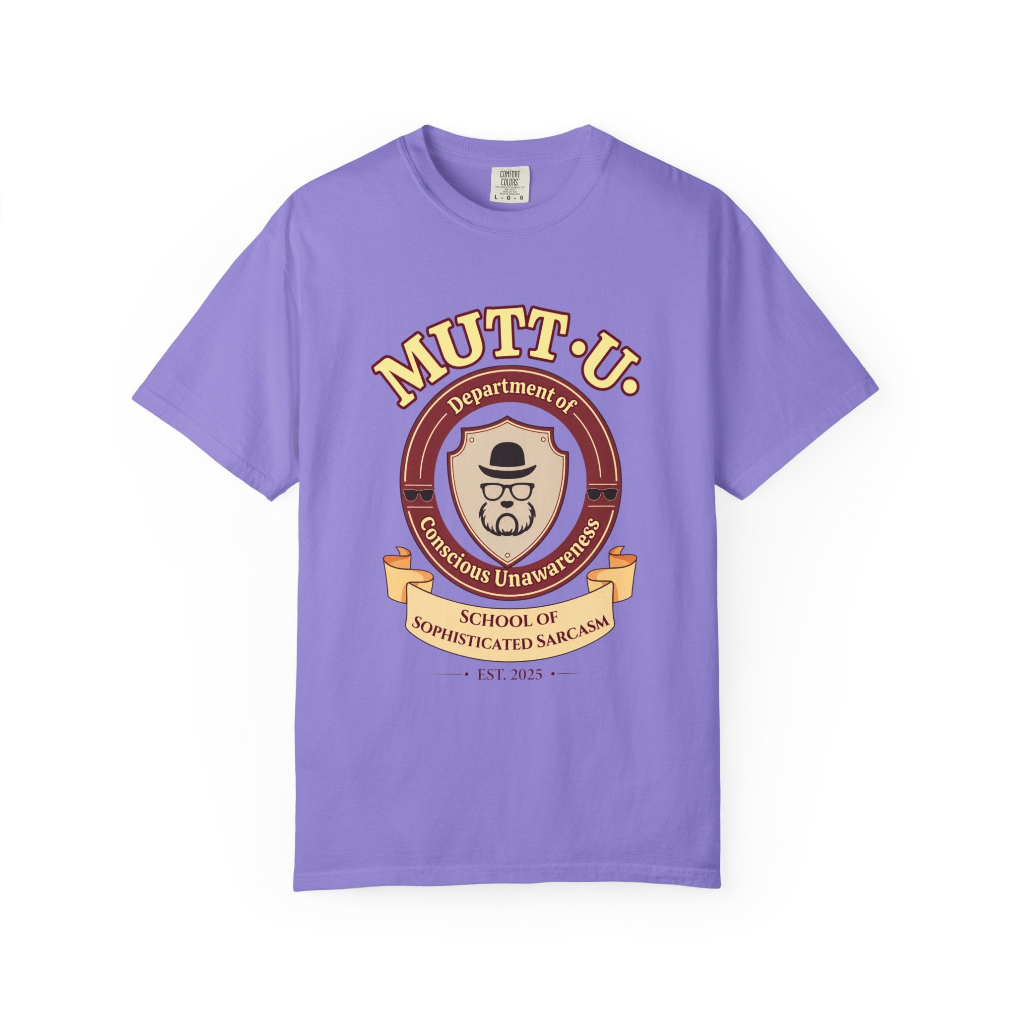 Mutt-U Campus T-Shirt - Dept of Conscious Unawareness Refined Graphic Tee
