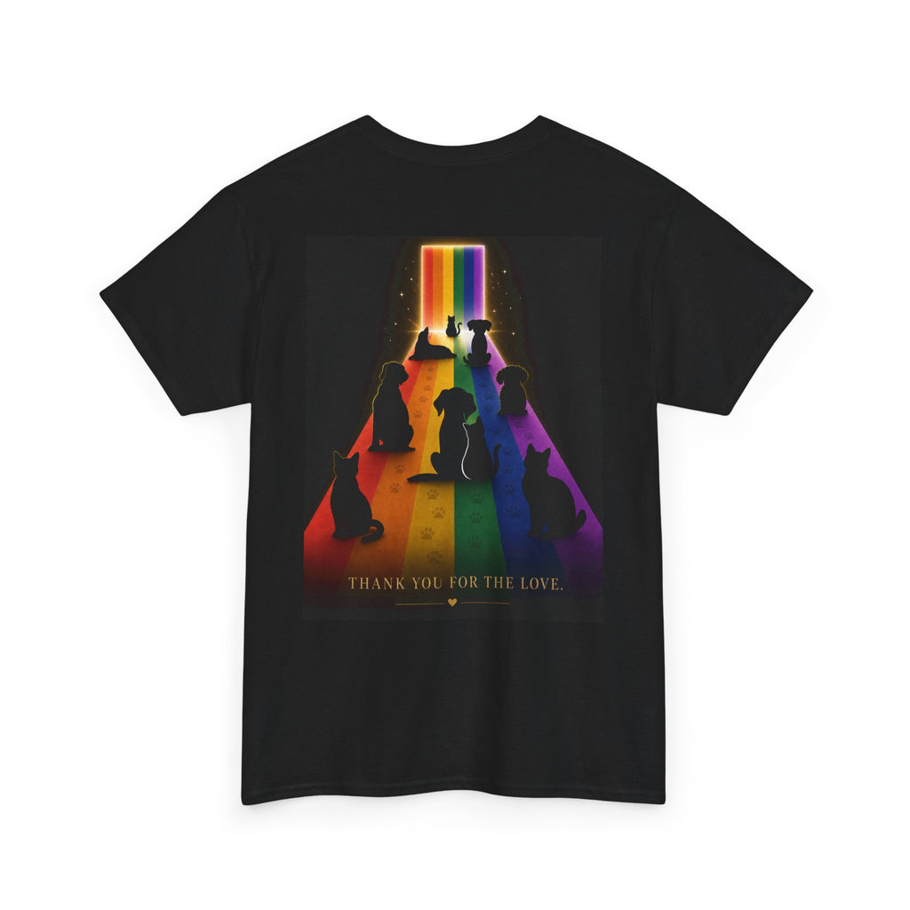 Rainbow Bridge Tribute Graphic Tee— Thank You For the Love