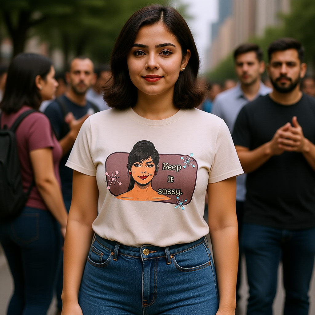 Keep It Sassy Retro Tee — Vintage Style Graphic Tee