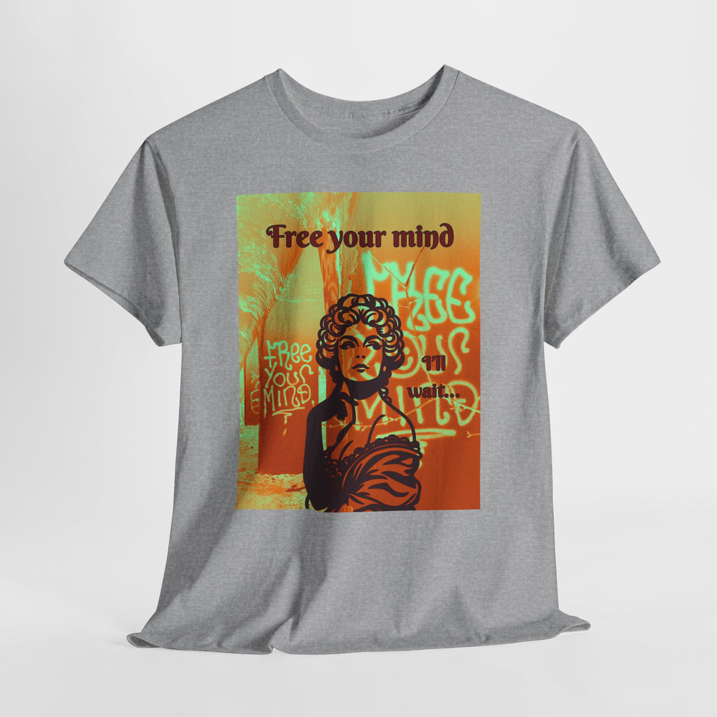 Common Courtesy — Vintage Graffiti Free Your Mind Graphic Tee