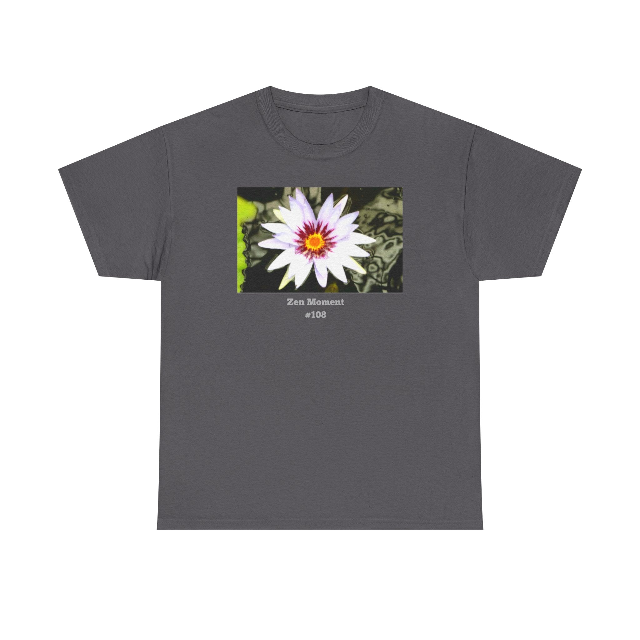 Floral Waterlily Tee — 'Sea Moment' Photo Print T-Shirt
