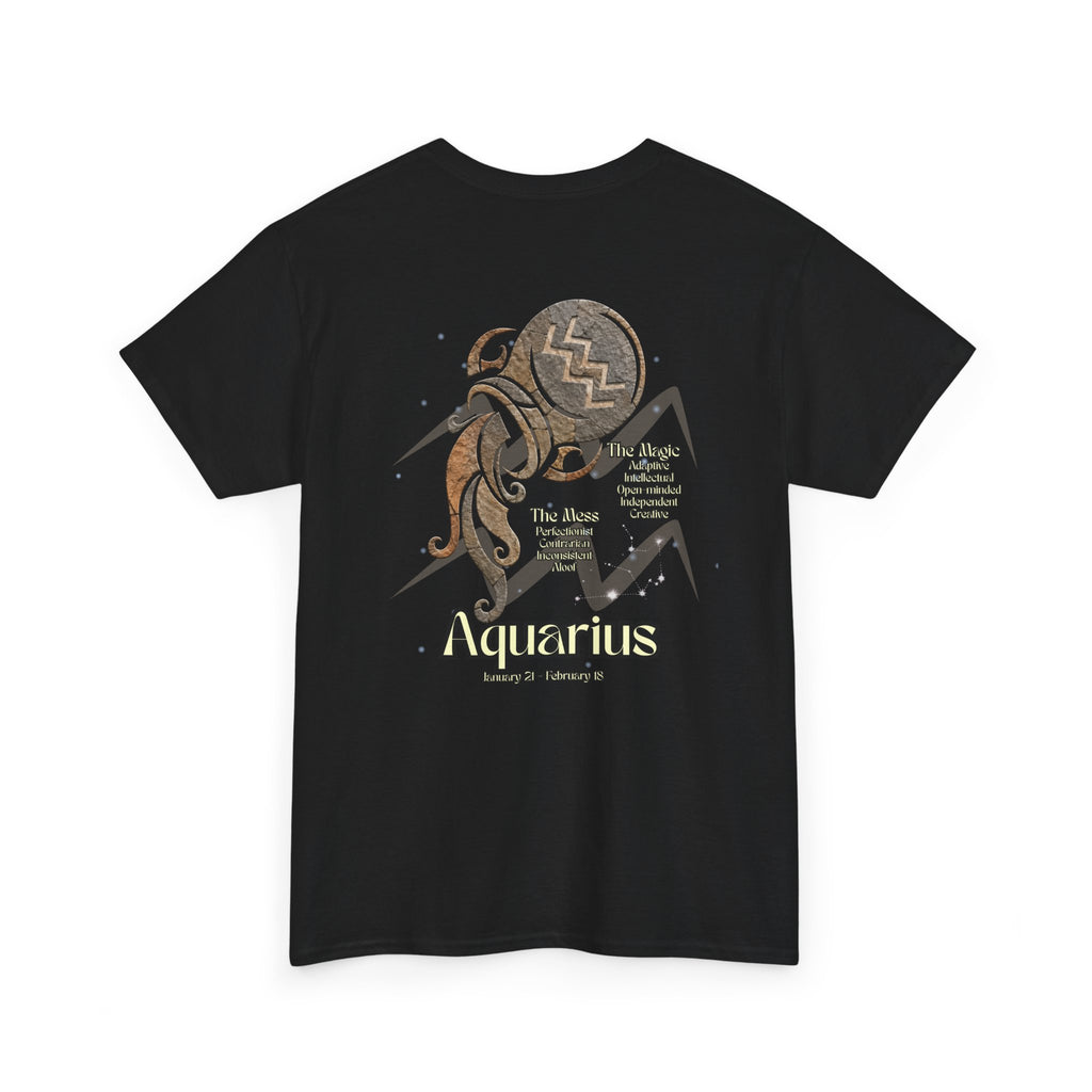 The Zodiac Society Astrology T-Shirt — Aquarius Graphic Tee
