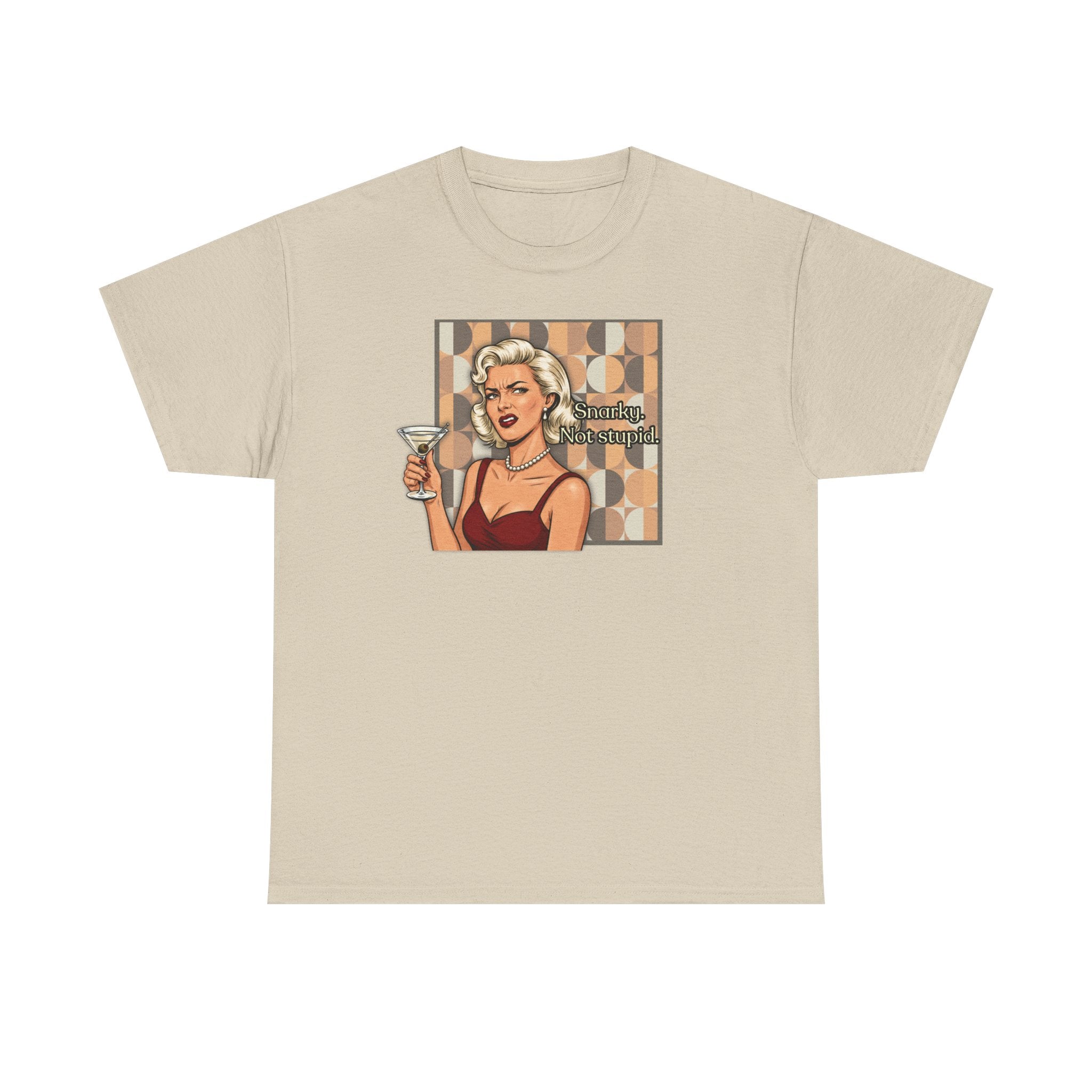 Snarky. Not Stupid. Retro T-Shirt — Vintage Style Mood Swings Graphic Tee