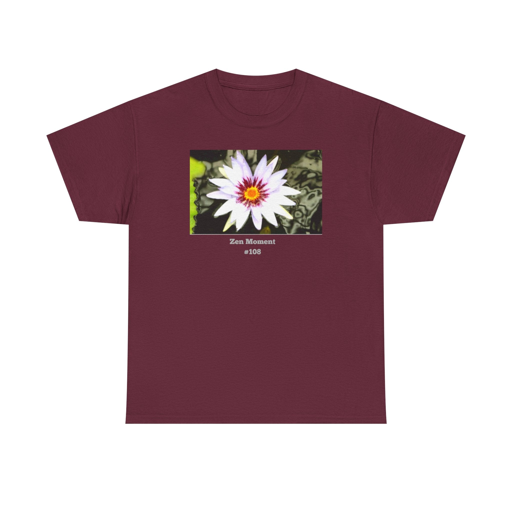 Floral Waterlily Tee — 'Sea Moment' Photo Print T-Shirt