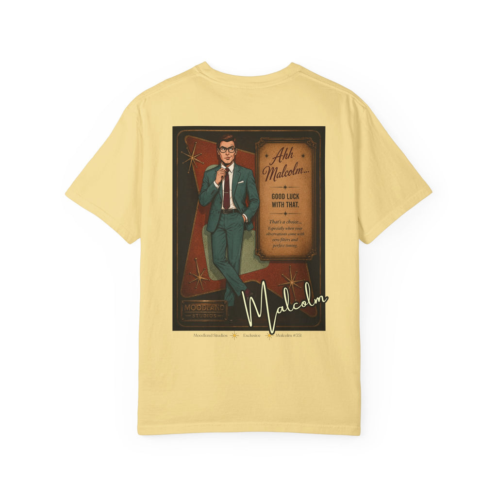 Moodland Studios Malcolm Retro T-Shirt - Vintage Studio Poster Tee