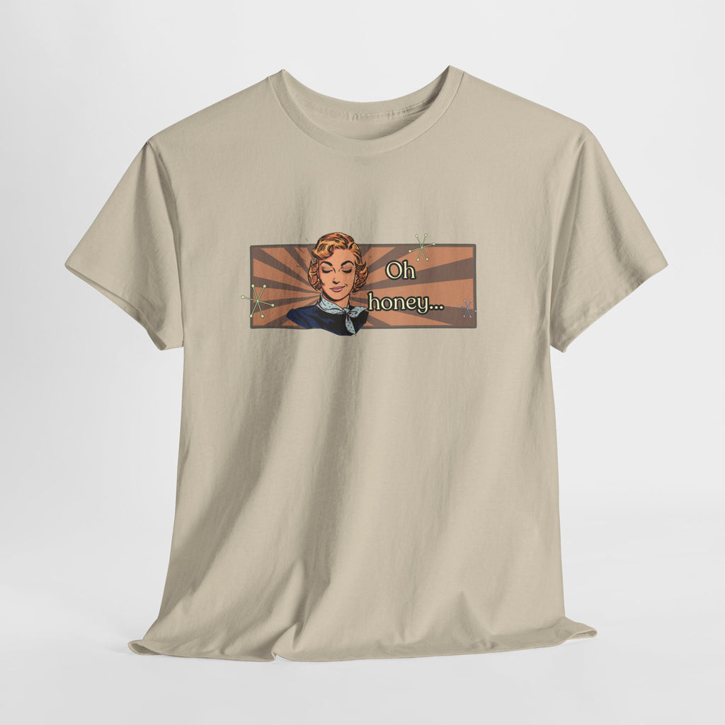 Oh Honey Retro Tee -  Vintage Style Graphic Tee