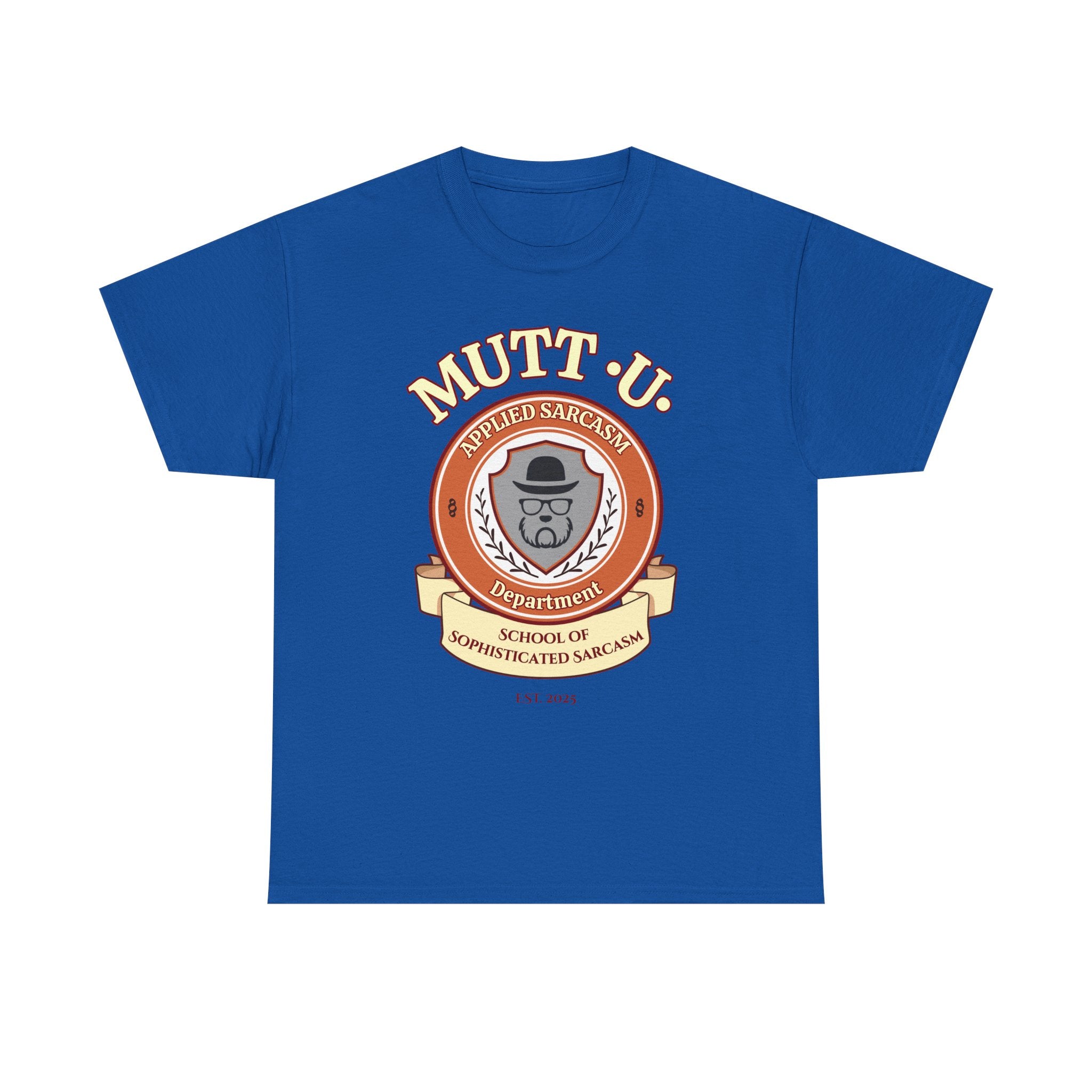 Mutt U Campus T-Shirt  —  School of Sophisticated Sarcasm Mutt Logo Graphic Tee
