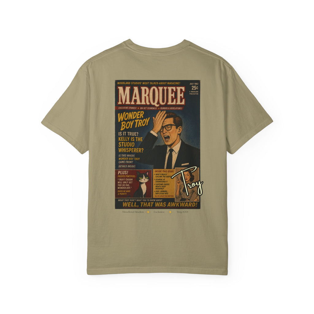Moodland Studios Marquee Retro T-Shirt  —  Vintage Wonder Boy Troy Poster Tee