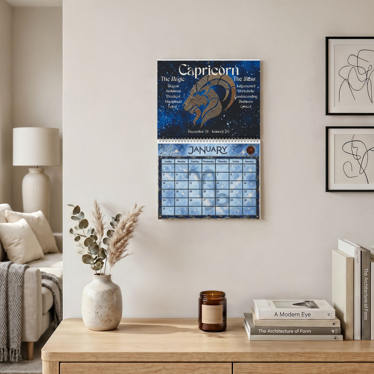 2027 Zodiac Society Wall Calendar