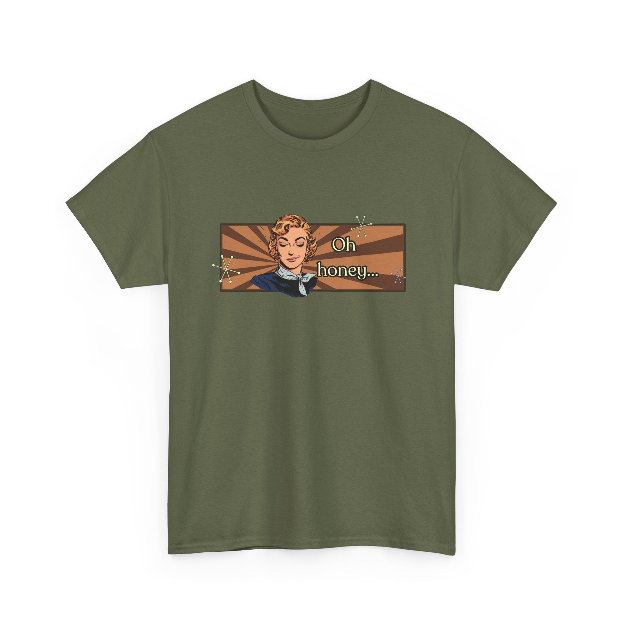 Oh Honey Retro Tee -  Vintage Style Graphic Tee