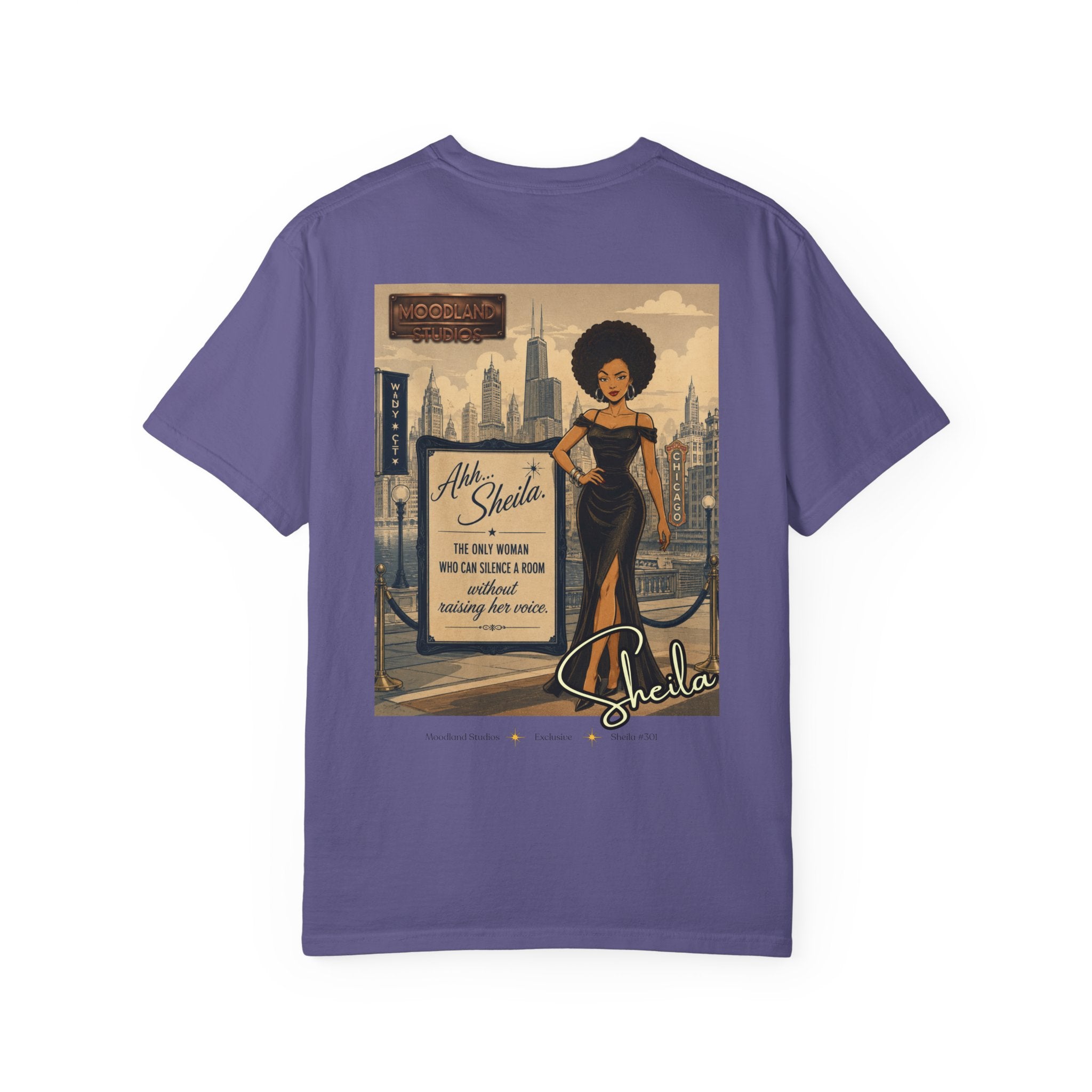 Moodland Studios Sheila Retro T-Shirt — Vintage Studio Poster Tee