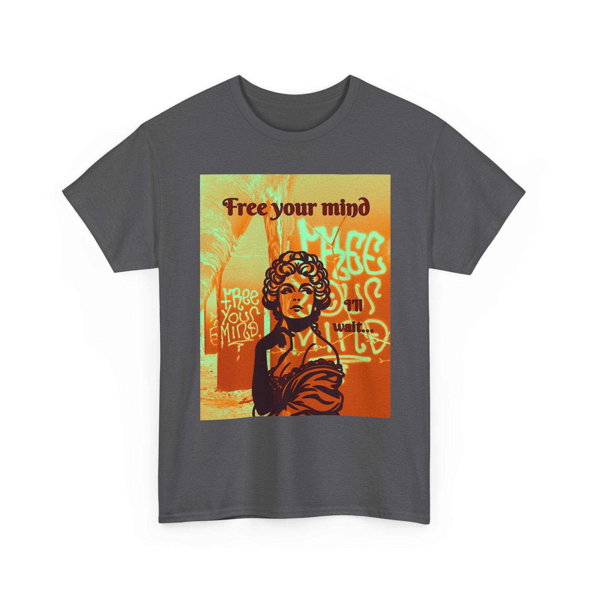 Common Courtesy — Vintage Graffiti Free Your Mind Graphic Tee