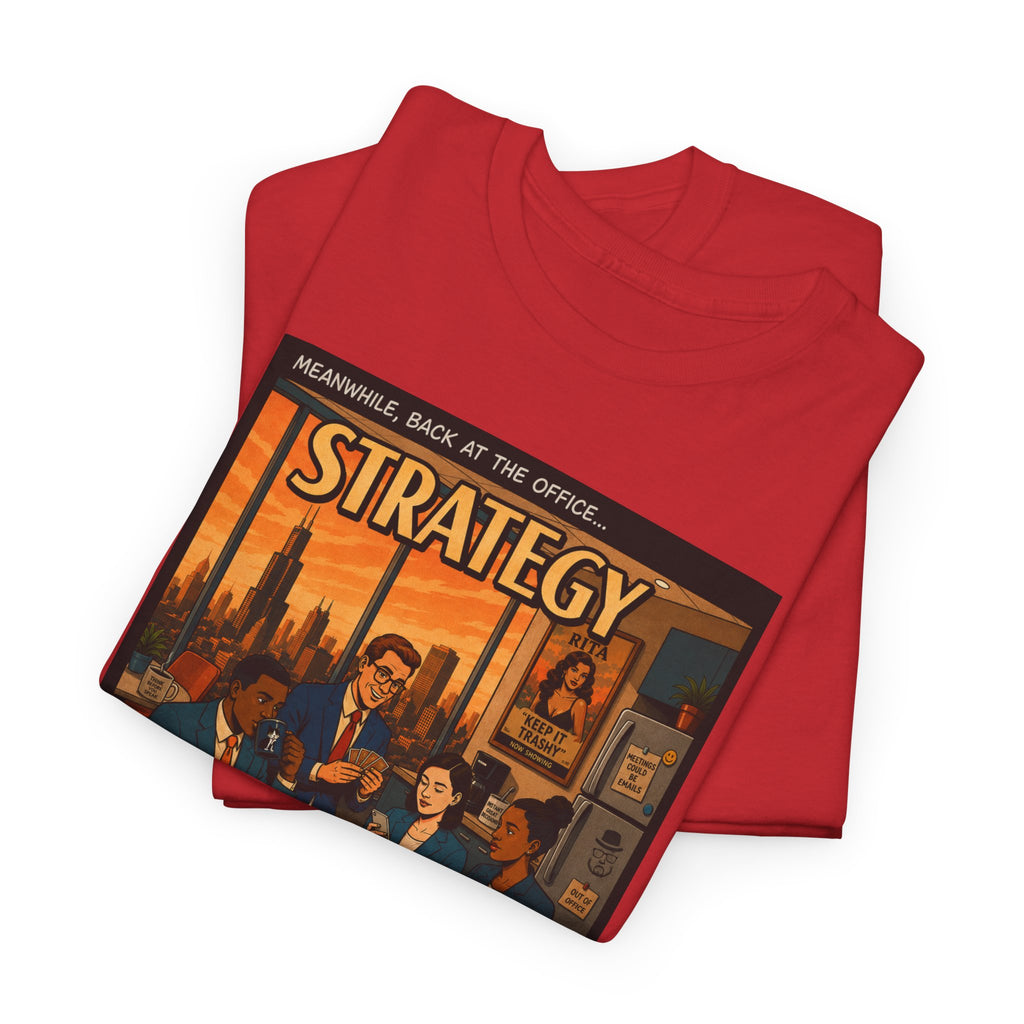Strategy Retro T-Shirt — office Politics Graphic Tee