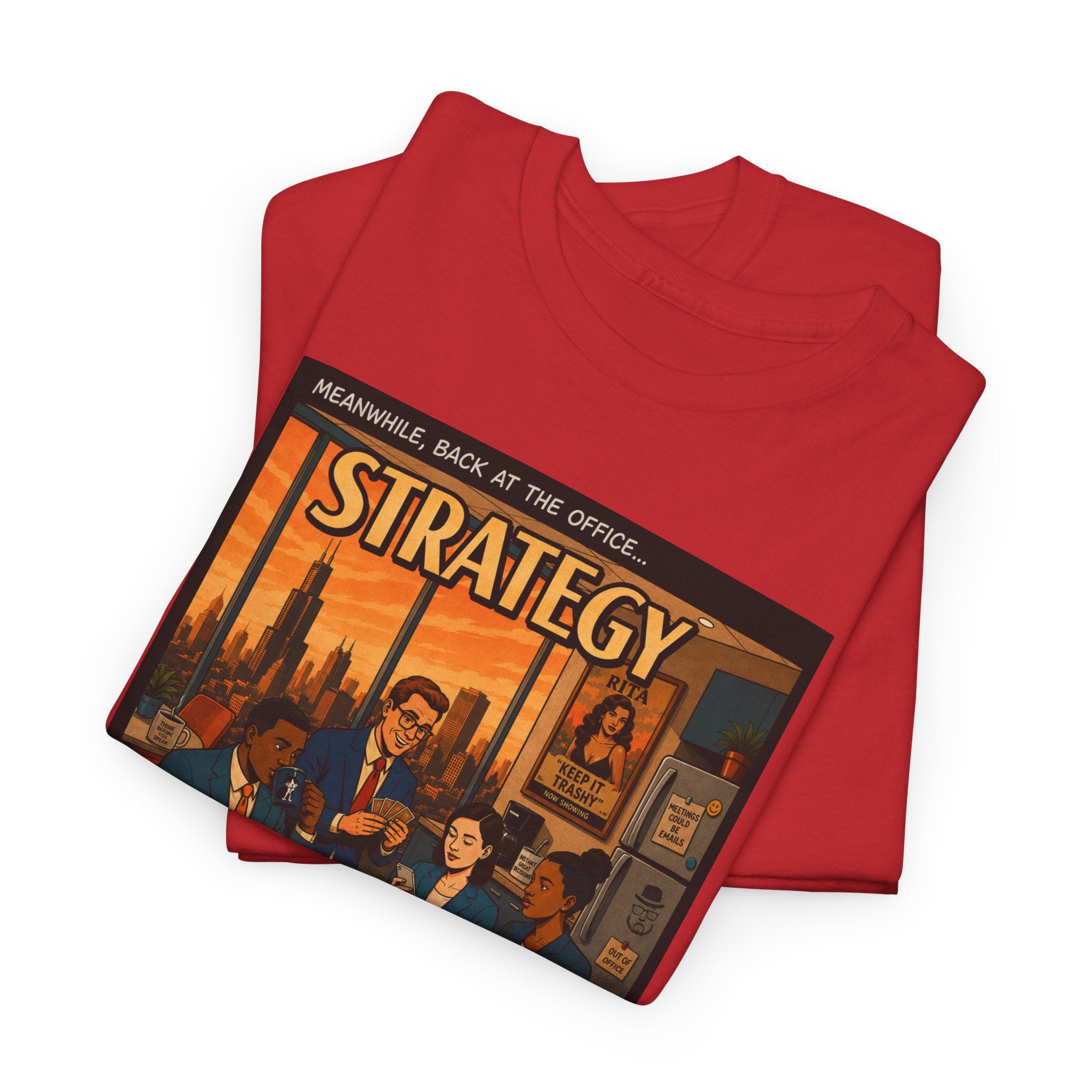 Strategy Retro T-Shirt — office Politics Graphic Tee