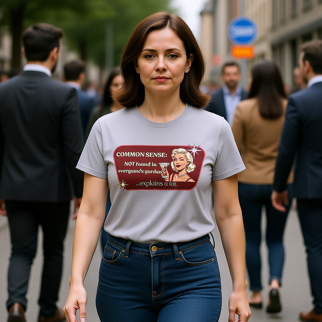 Common Sense: Not Found in Everyone's Garden Retro Tee — Vintage Style Graphic Tee
