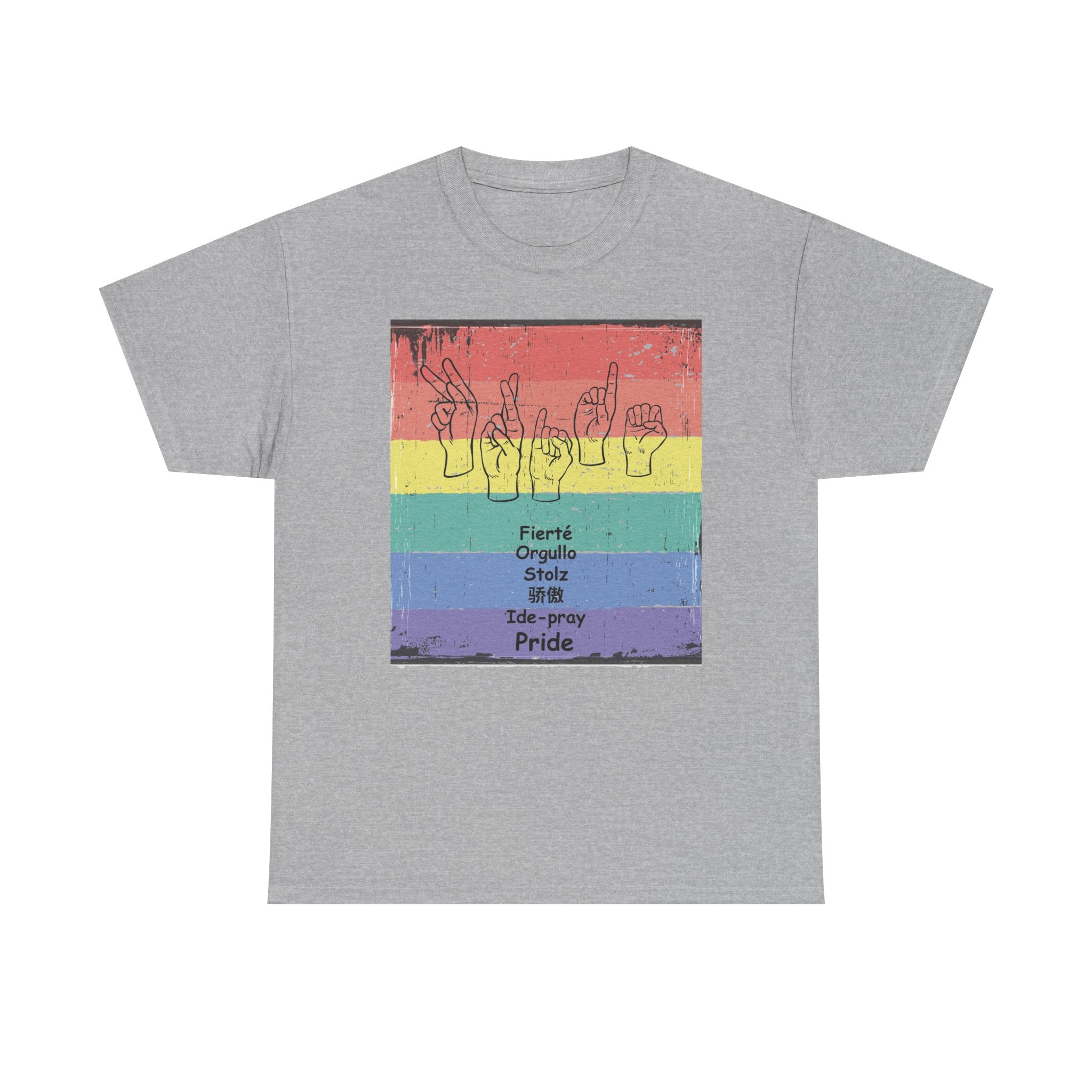 Pride Language - Rainbow Graphic Tee