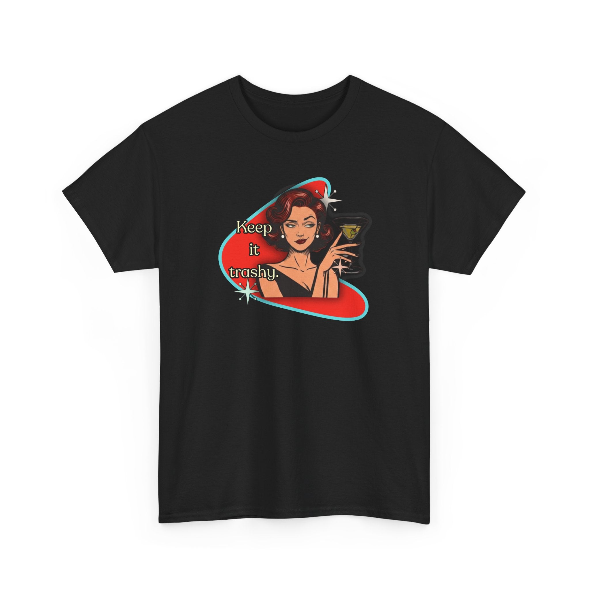 Keep it Trashy Retro Tee – Vintage Style Graphic Tee