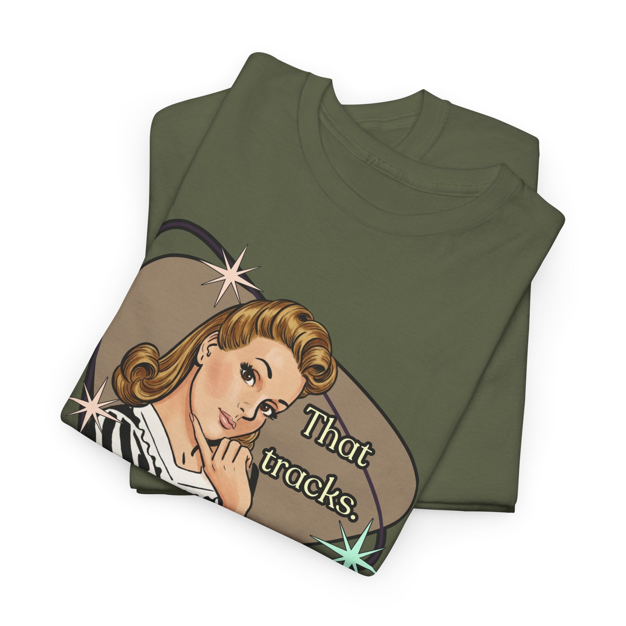 That Tracks Retro T-Shirt  —  Vintage Style Graphic Tee