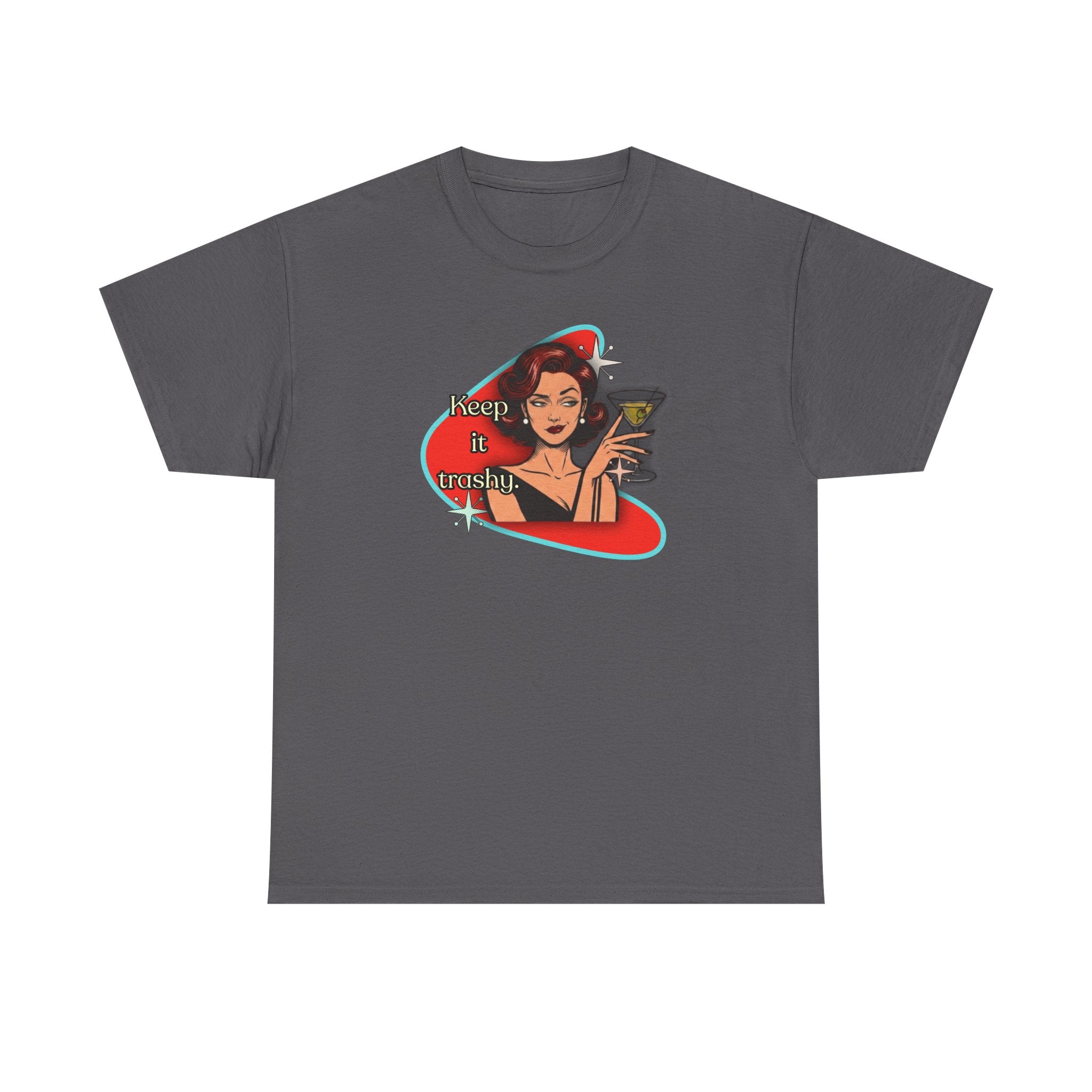 Keep it Trashy Retro Tee – Vintage Style Graphic Tee