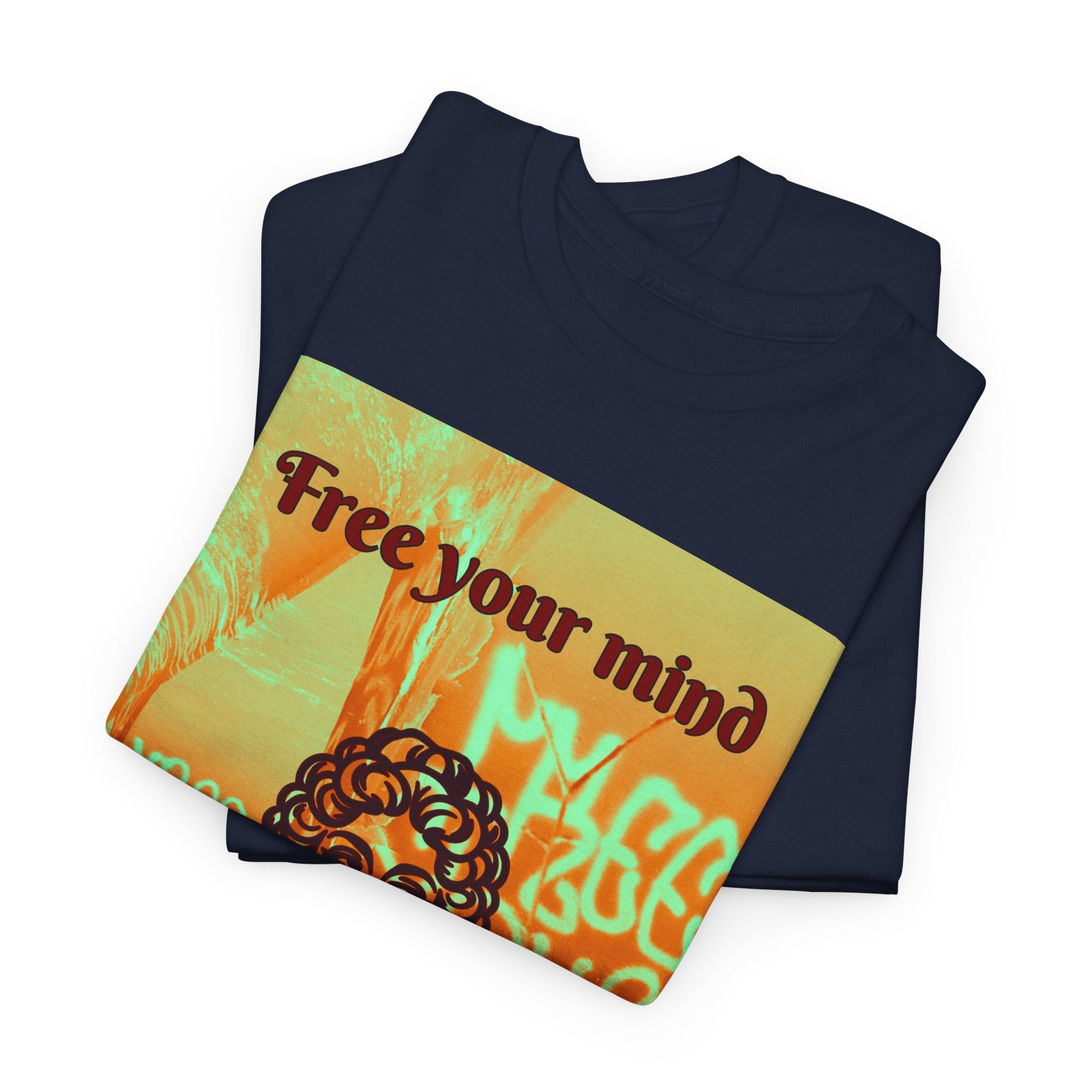Common Courtesy — Vintage Graffiti Free Your Mind Graphic Tee
