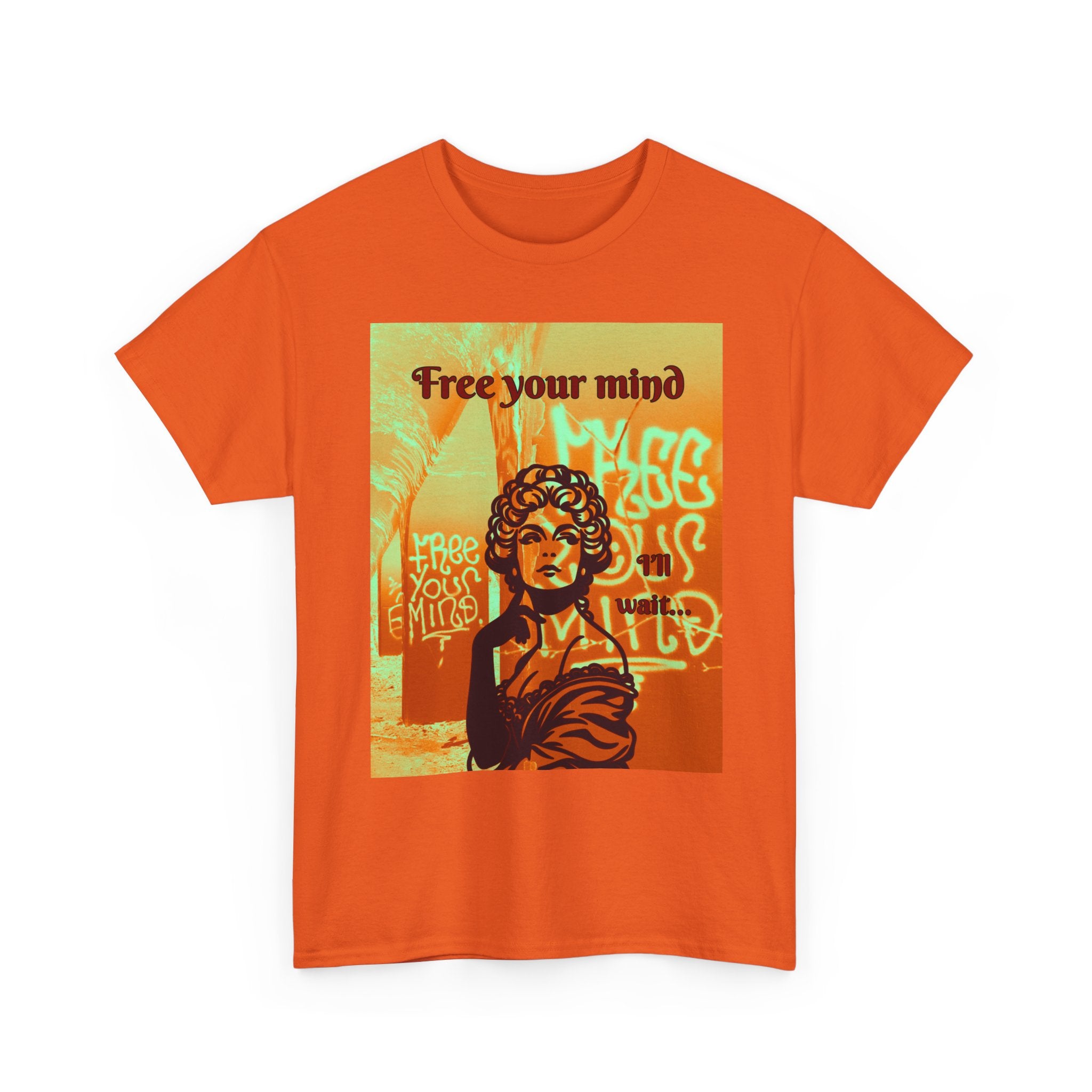Common Courtesy — Vintage Graffiti Free Your Mind Graphic Tee