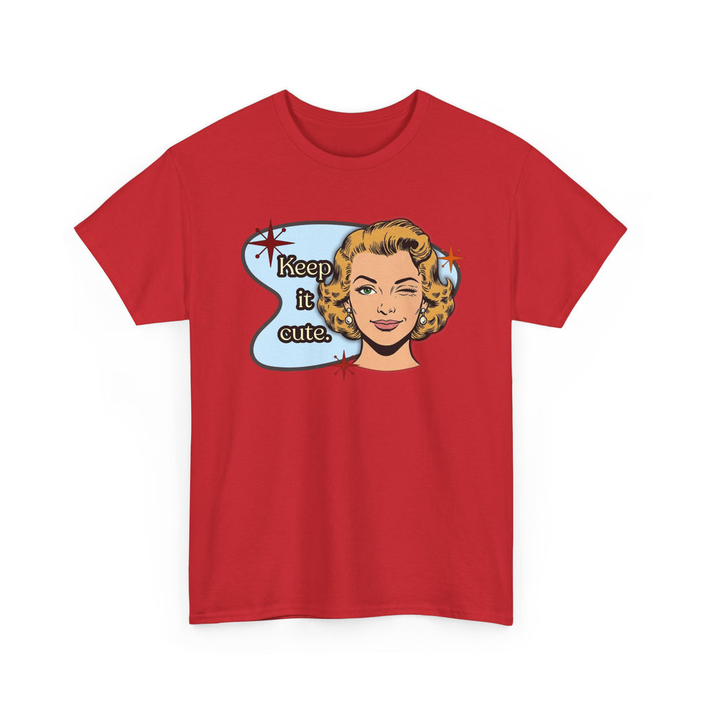 Keep It Cute Retro Tee — Vintage Style Graphic Tee