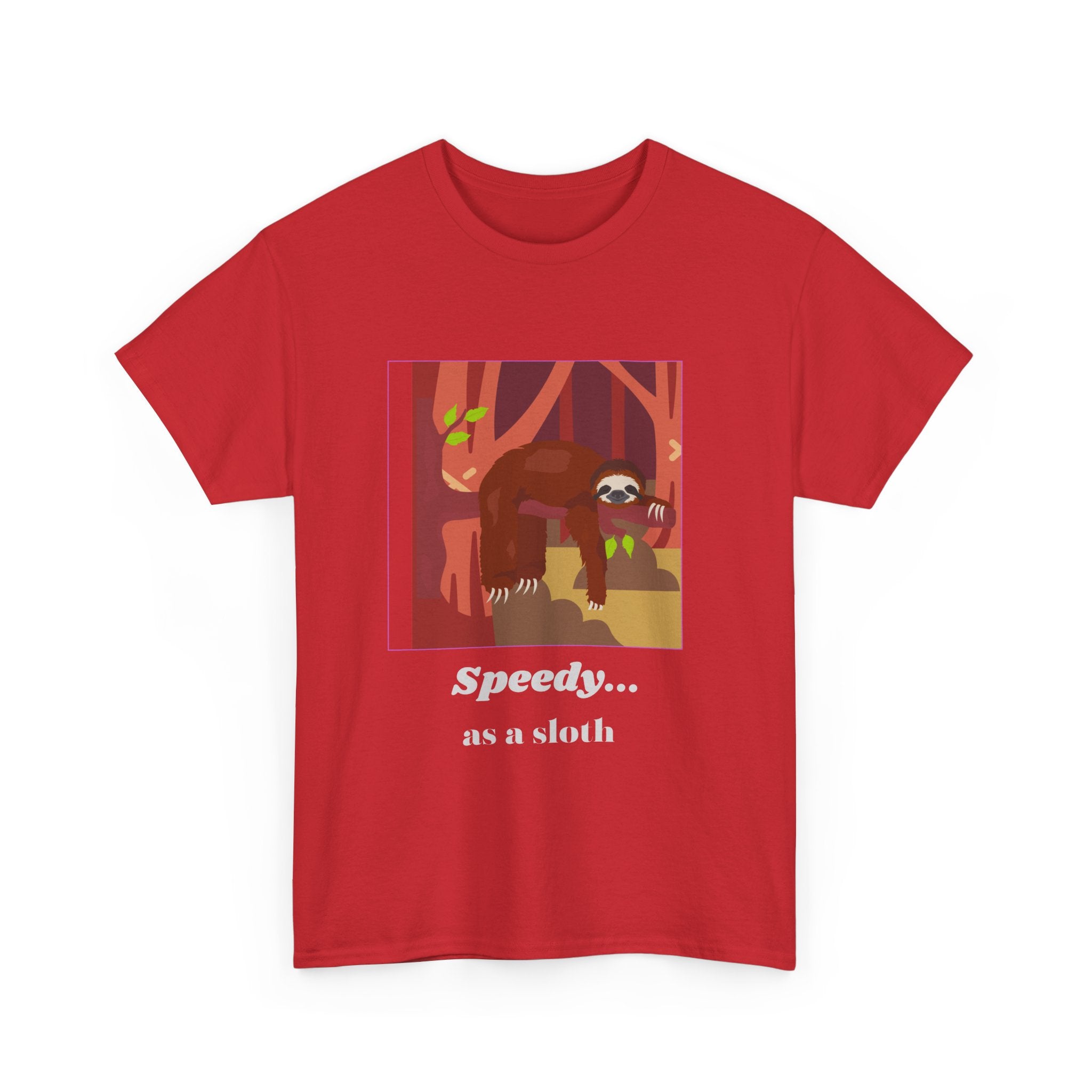 Speedy Sloth Unisex Heavy Cotton Tee