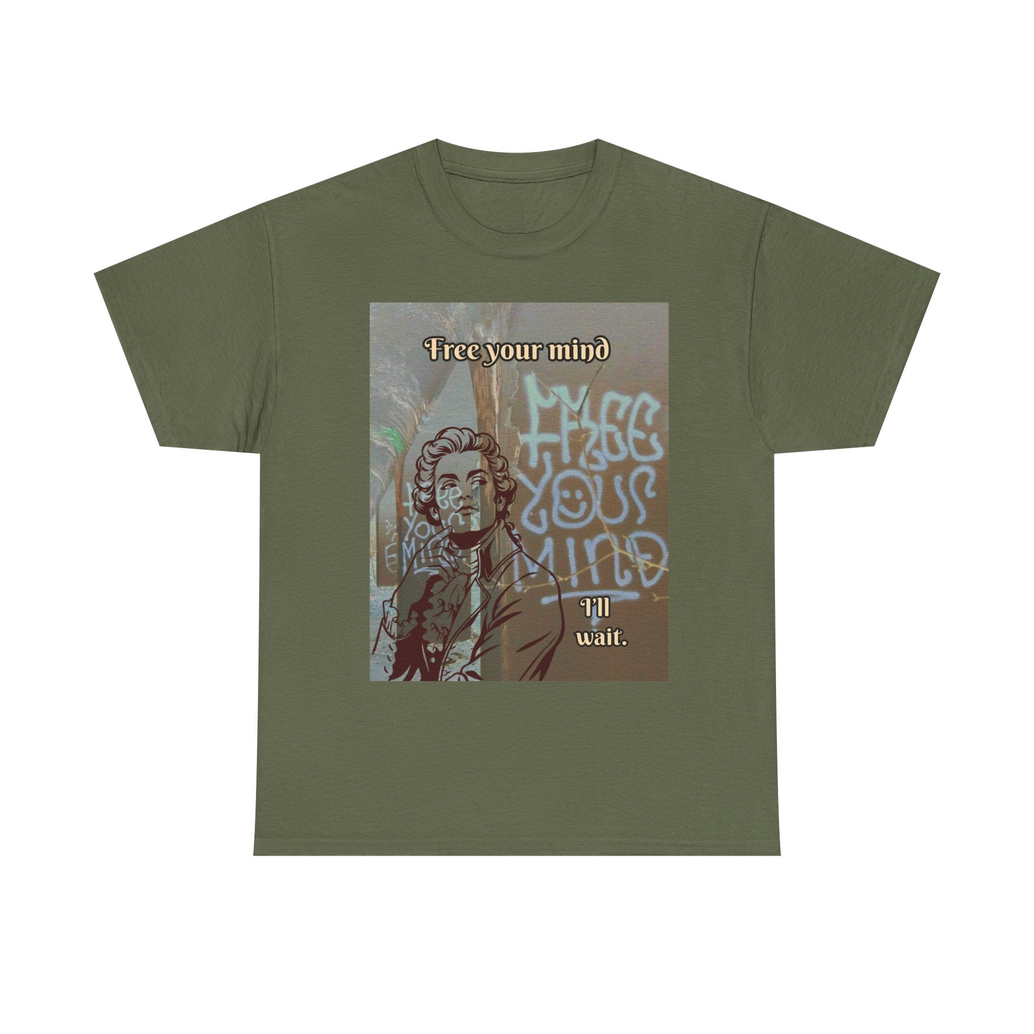Free Your Mind. I'll Wait 2. — Vintage Graphic Tee