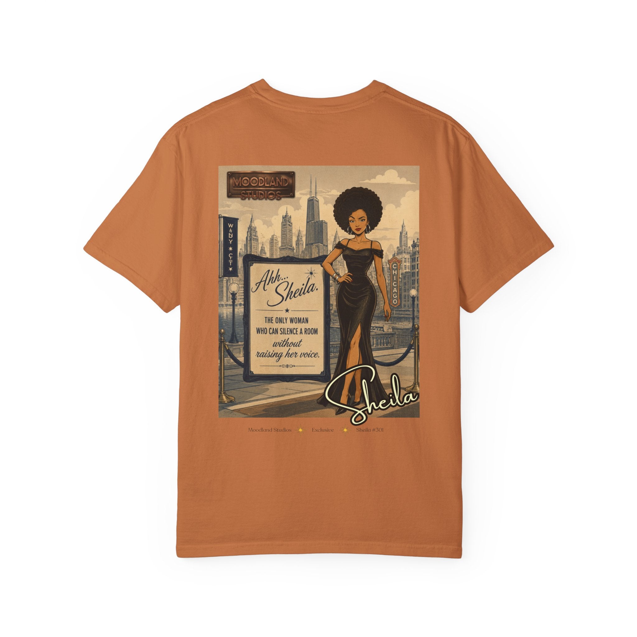 Moodland Studios Sheila Retro T-Shirt — Vintage Studio Poster Tee