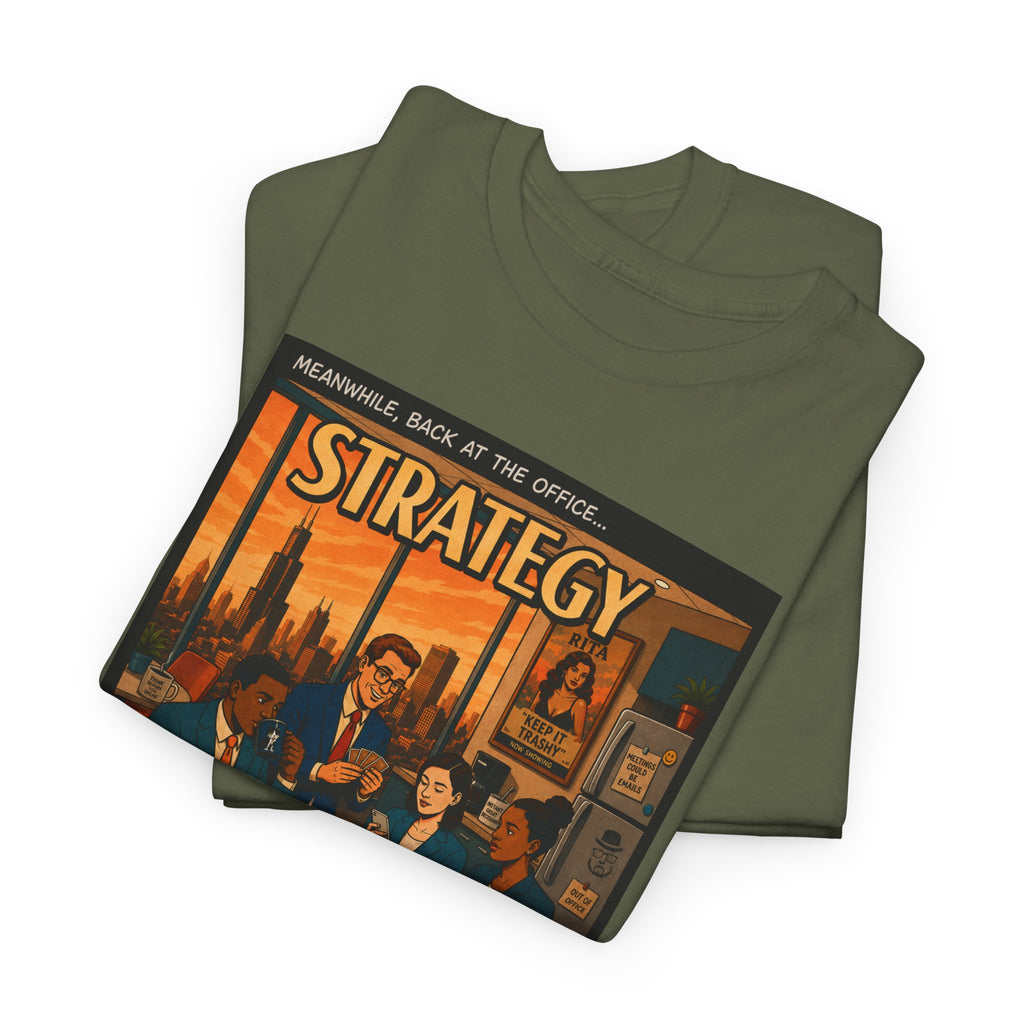 Strategy Retro T-Shirt — office Politics Graphic Tee