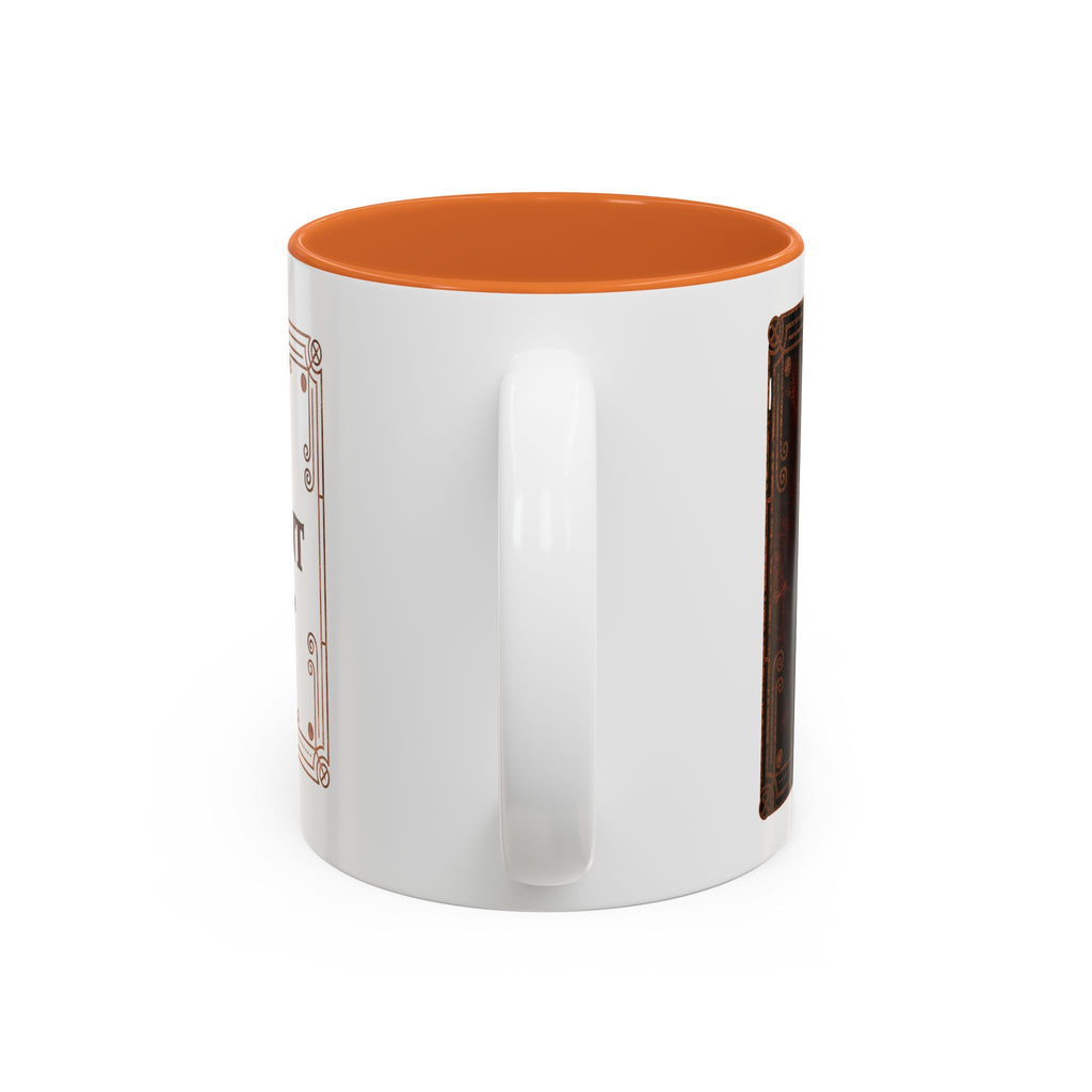 Motivational Vintage Quote Mug — Two-Tone Accent Coffee Cup (11oz/15oz)