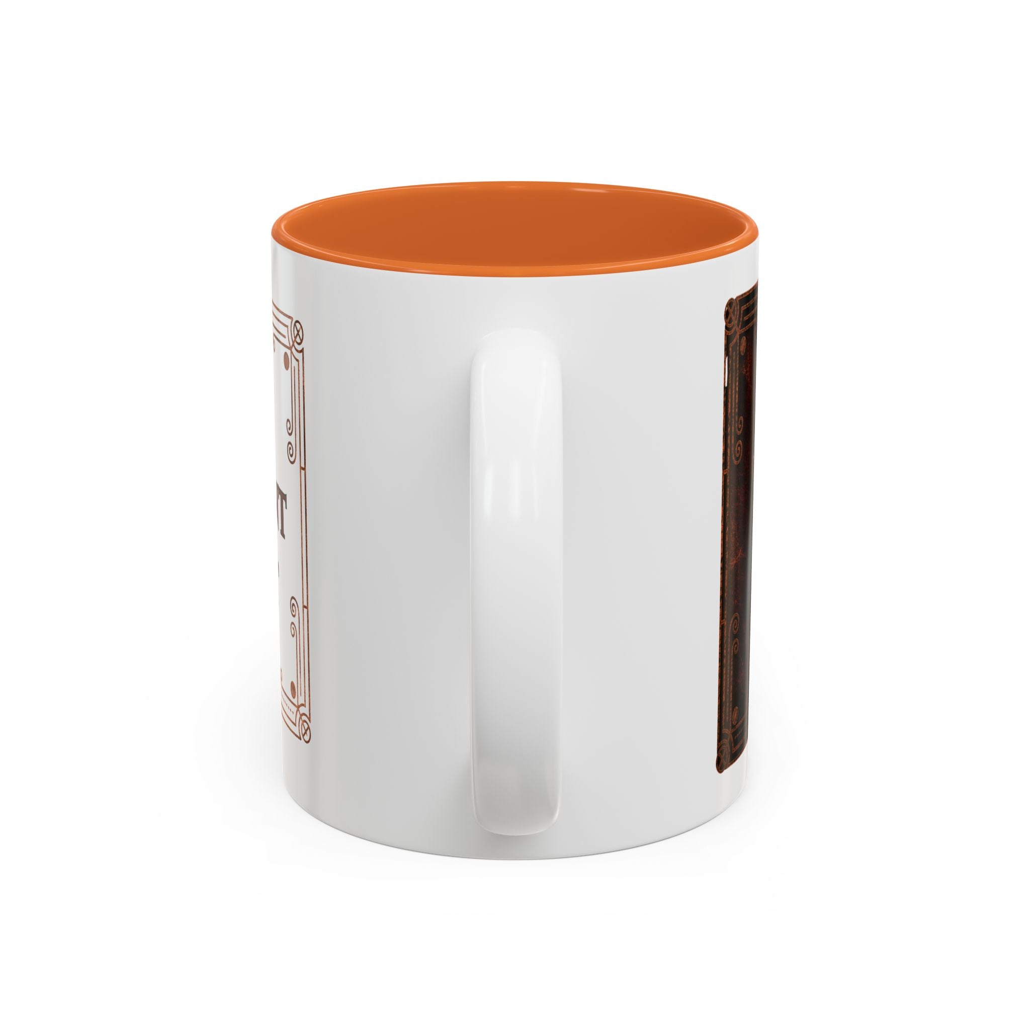 Motivational Vintage Quote Mug — Two-Tone Accent Coffee Cup (11oz/15oz)