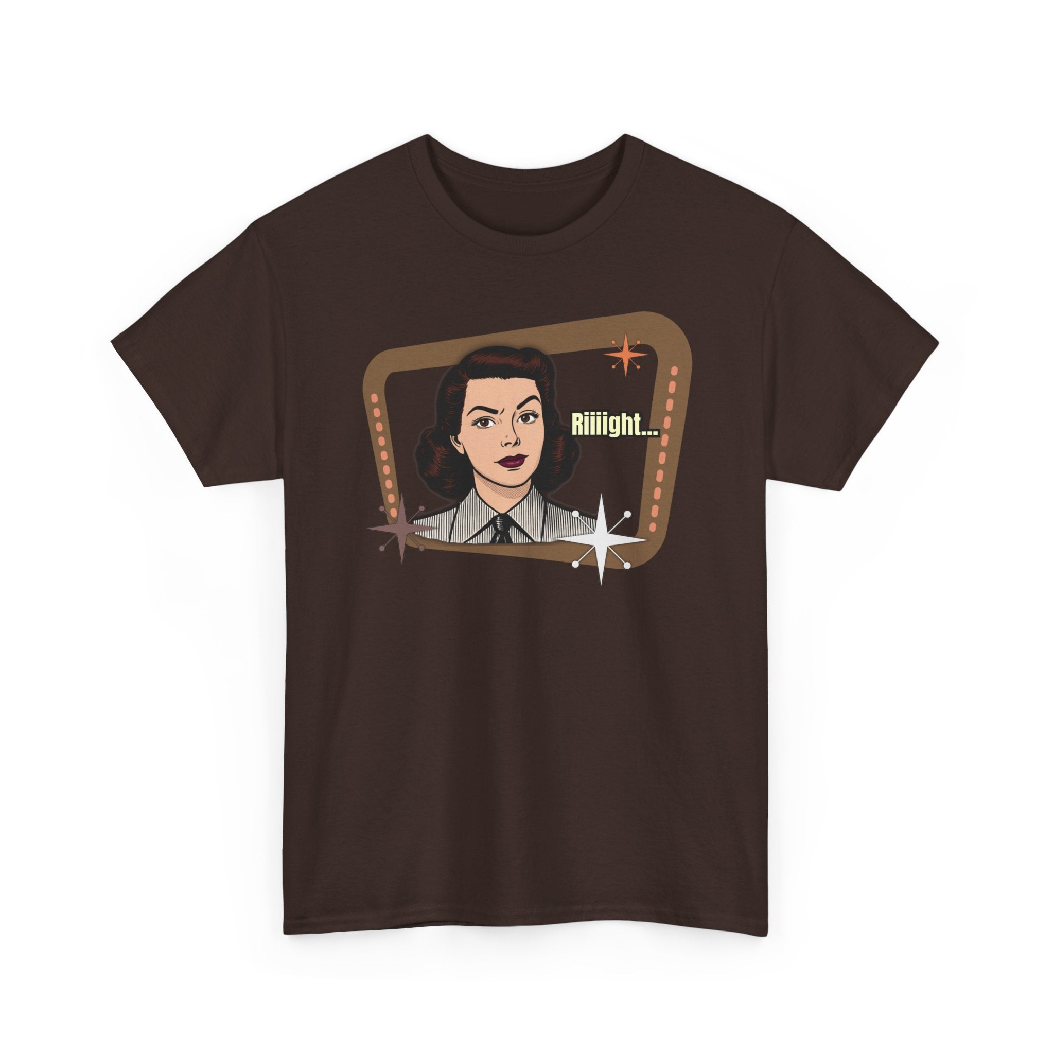 Riiiight... Retro Tee  – Vintage Style Graphic Tee
