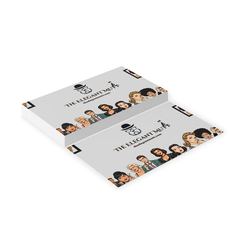 Business Card — The Elegant Mutt Logo Card (Professional Graphic Tee Brand)