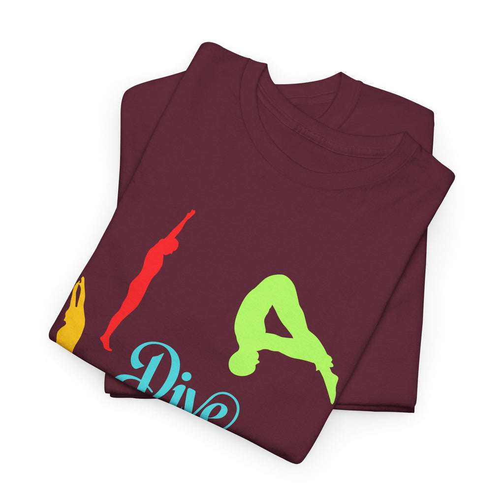 Colorful Dive In Unisex Heavy Cotton Tee