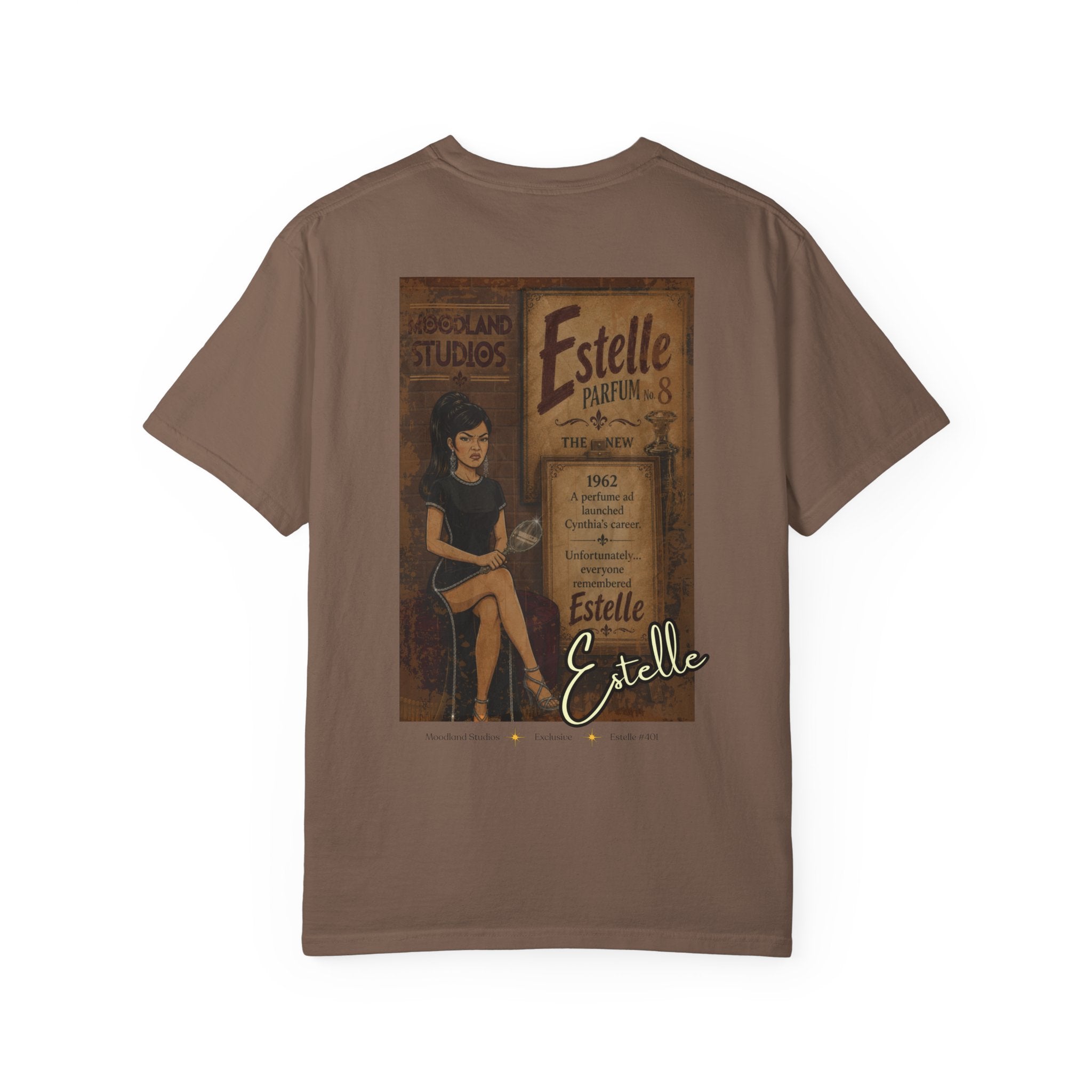 Moodland Studios Estelle Retro T-Shirt - Vintage Studio Poster Graphic Tee