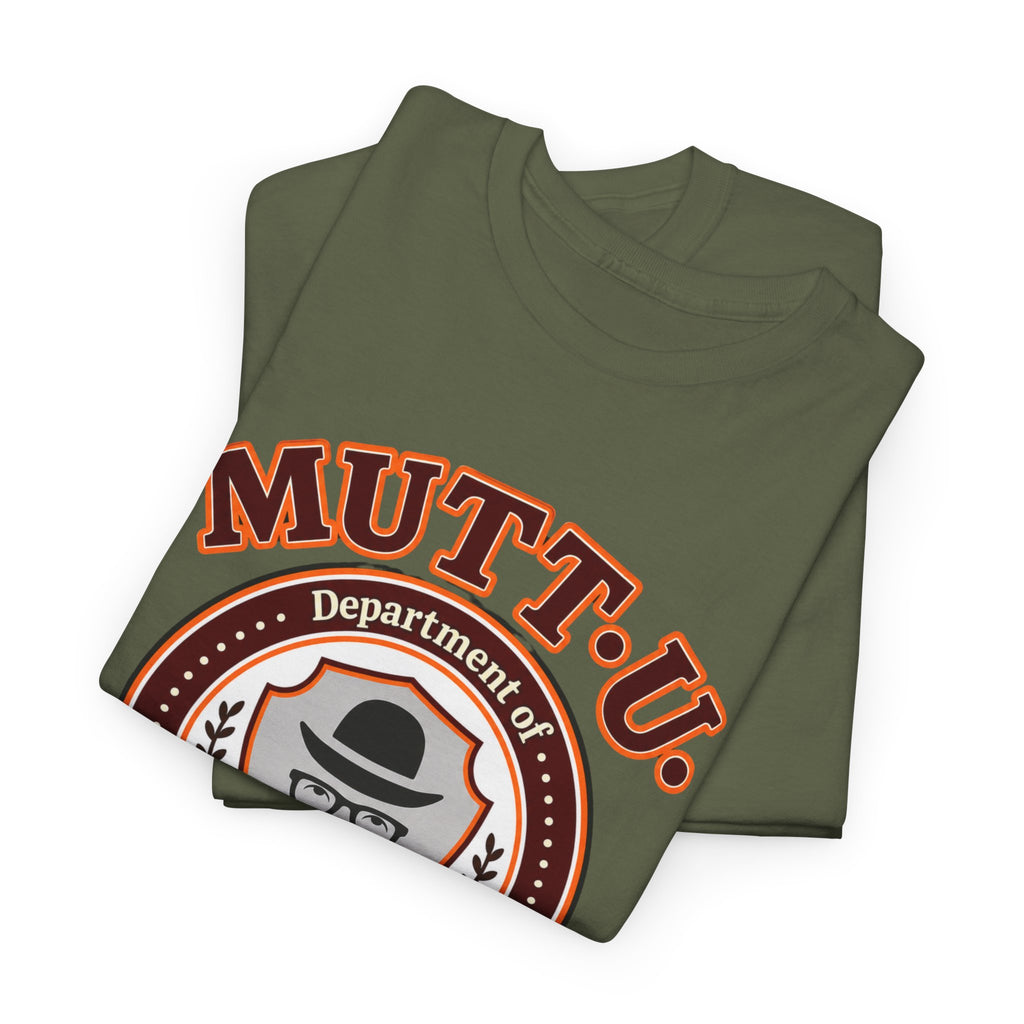 Mutt U Campus T-Shirt - School of Sophisticated Sarcasm Mutt Logo Graphic Tee