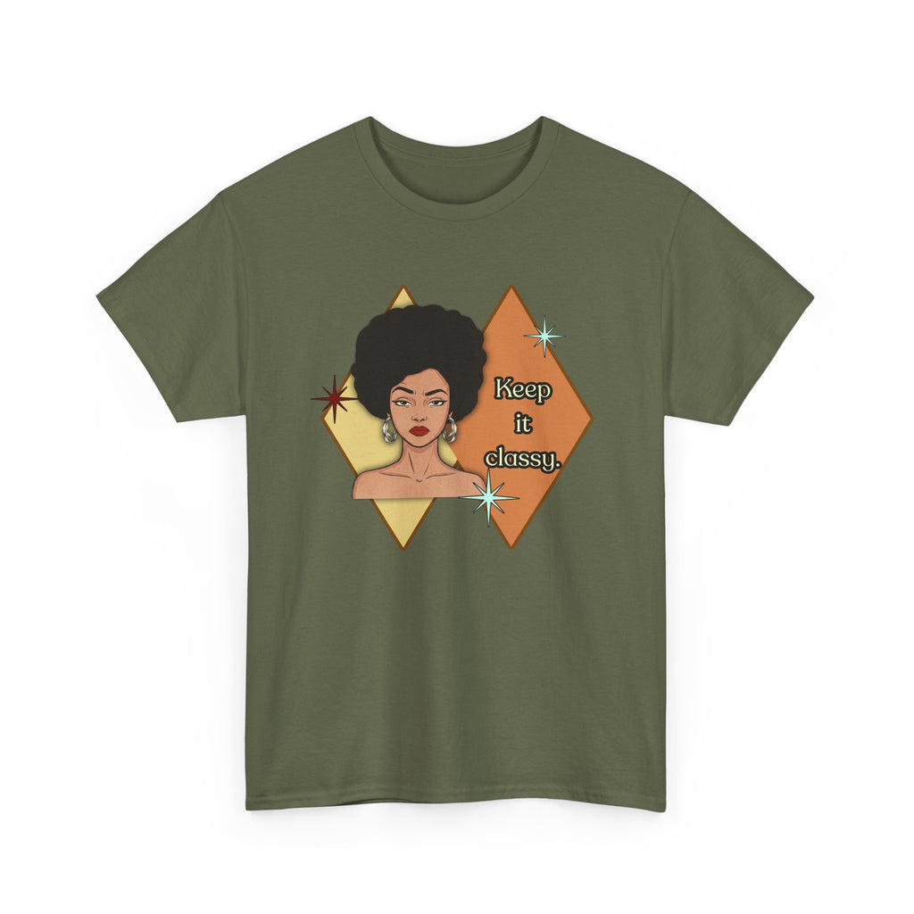 Keep It Classy Retro Tee — Vintage Style Graphic Tee